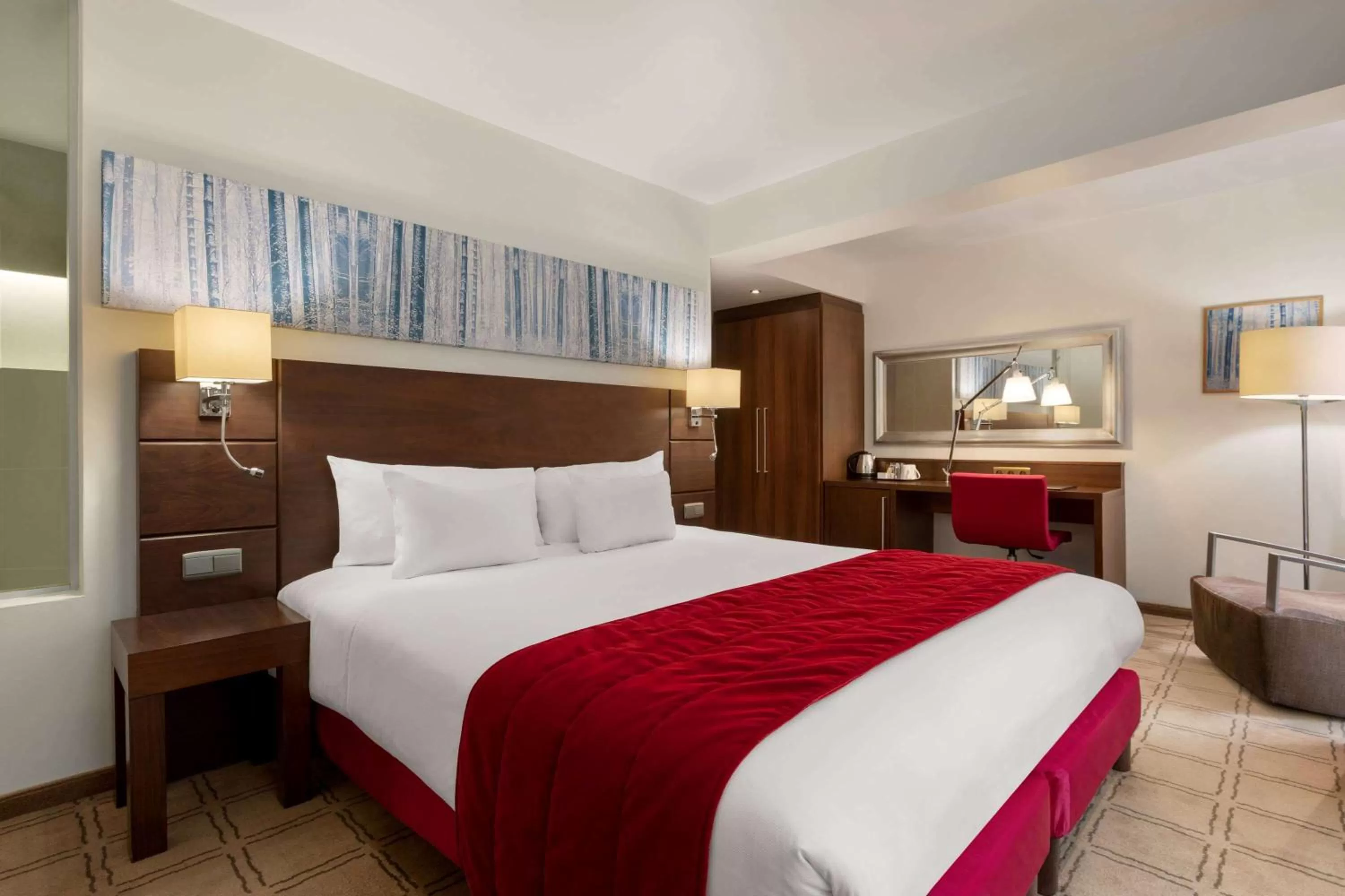 Photo of the whole room, Bed in Hotel Dolce La Hulpe Brussels