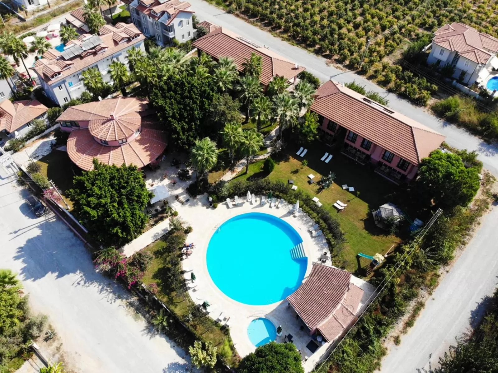Bird's eye view in Hotel Palme Dalyan
