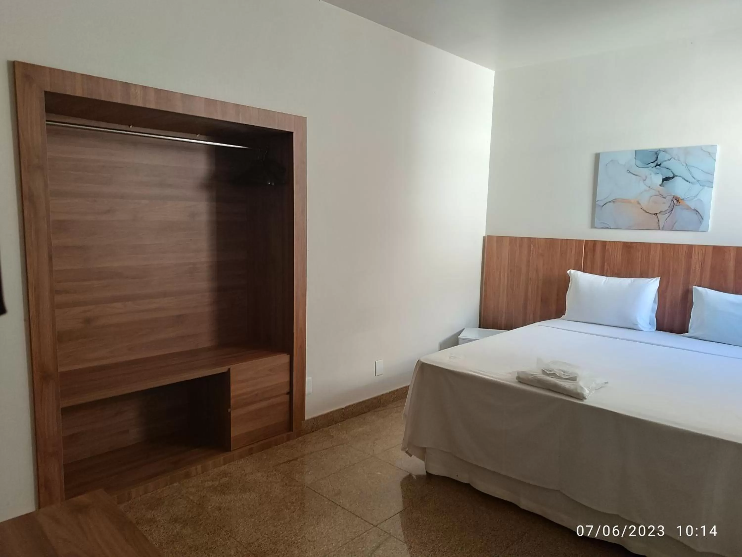 Bed in Hotel Oscar Blue Montes Claros