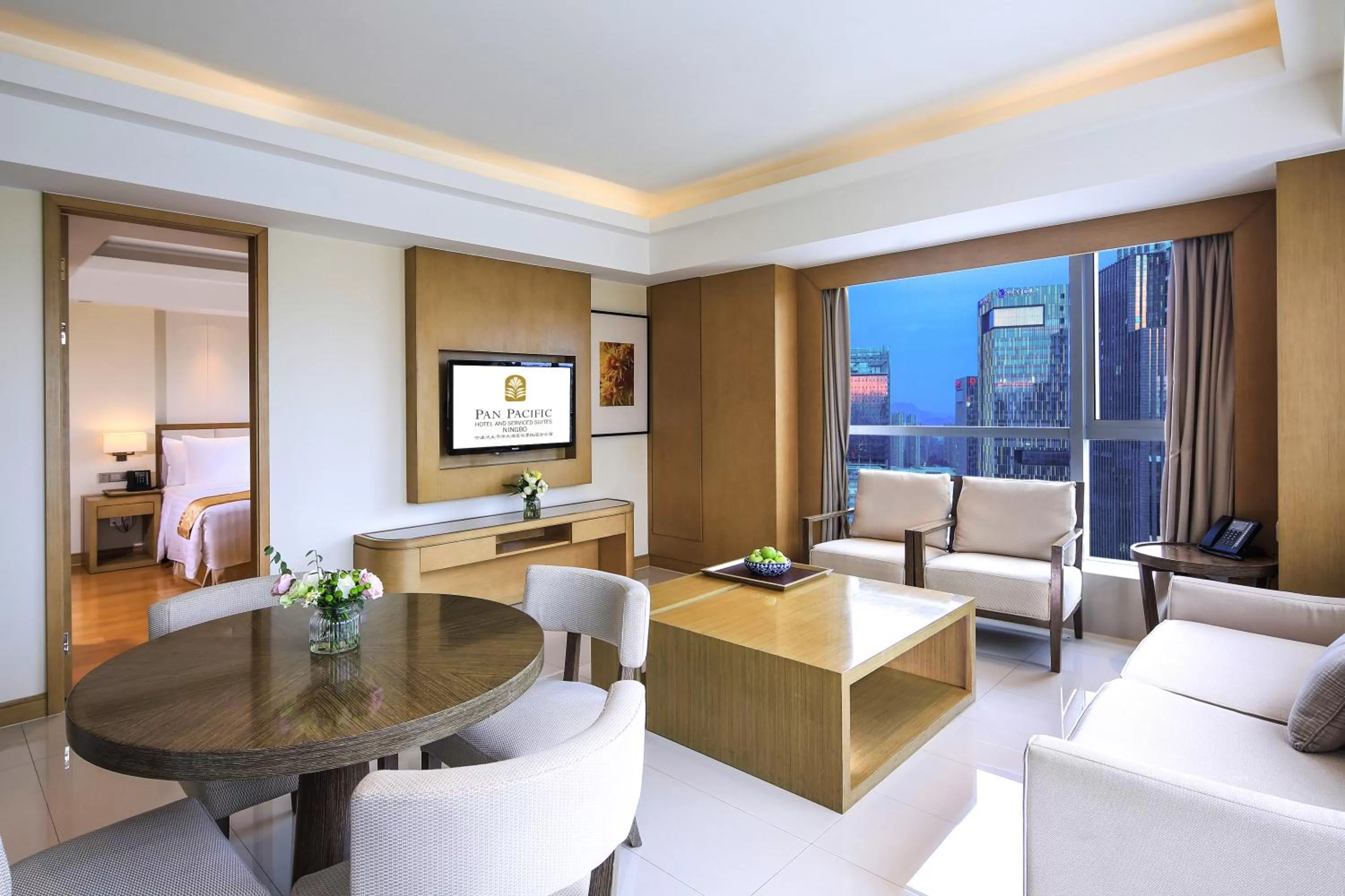 Photo of the whole room in Pan Pacific Serviced Suites Ningbo