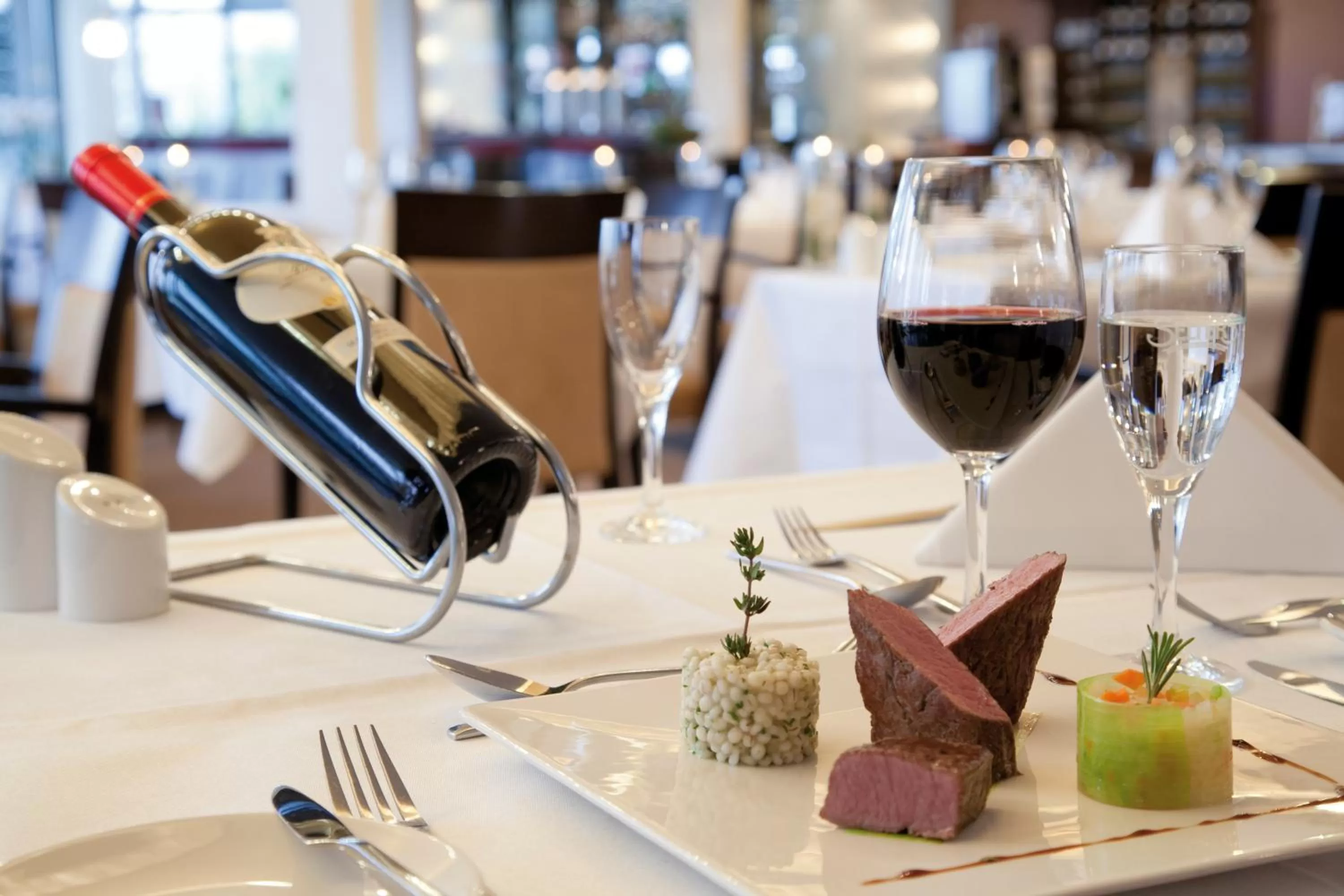 Restaurant/places to eat in ambassador hotel & spa