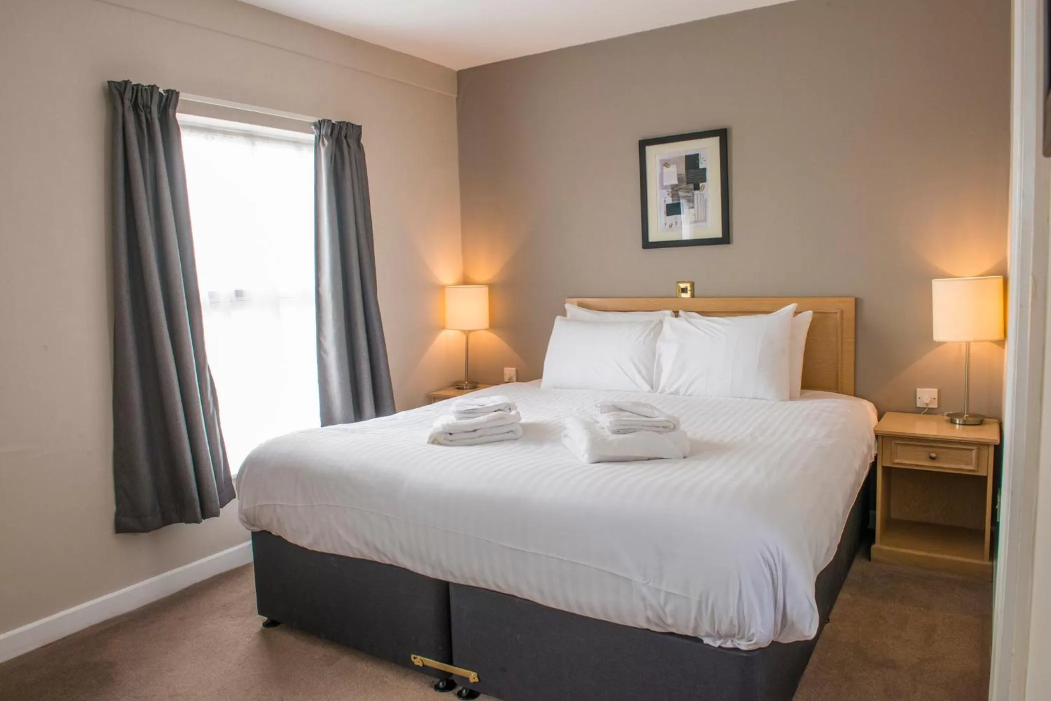 Bedroom, Bed in Old Colonial, Weston-Super-Mare by Marston's Inns