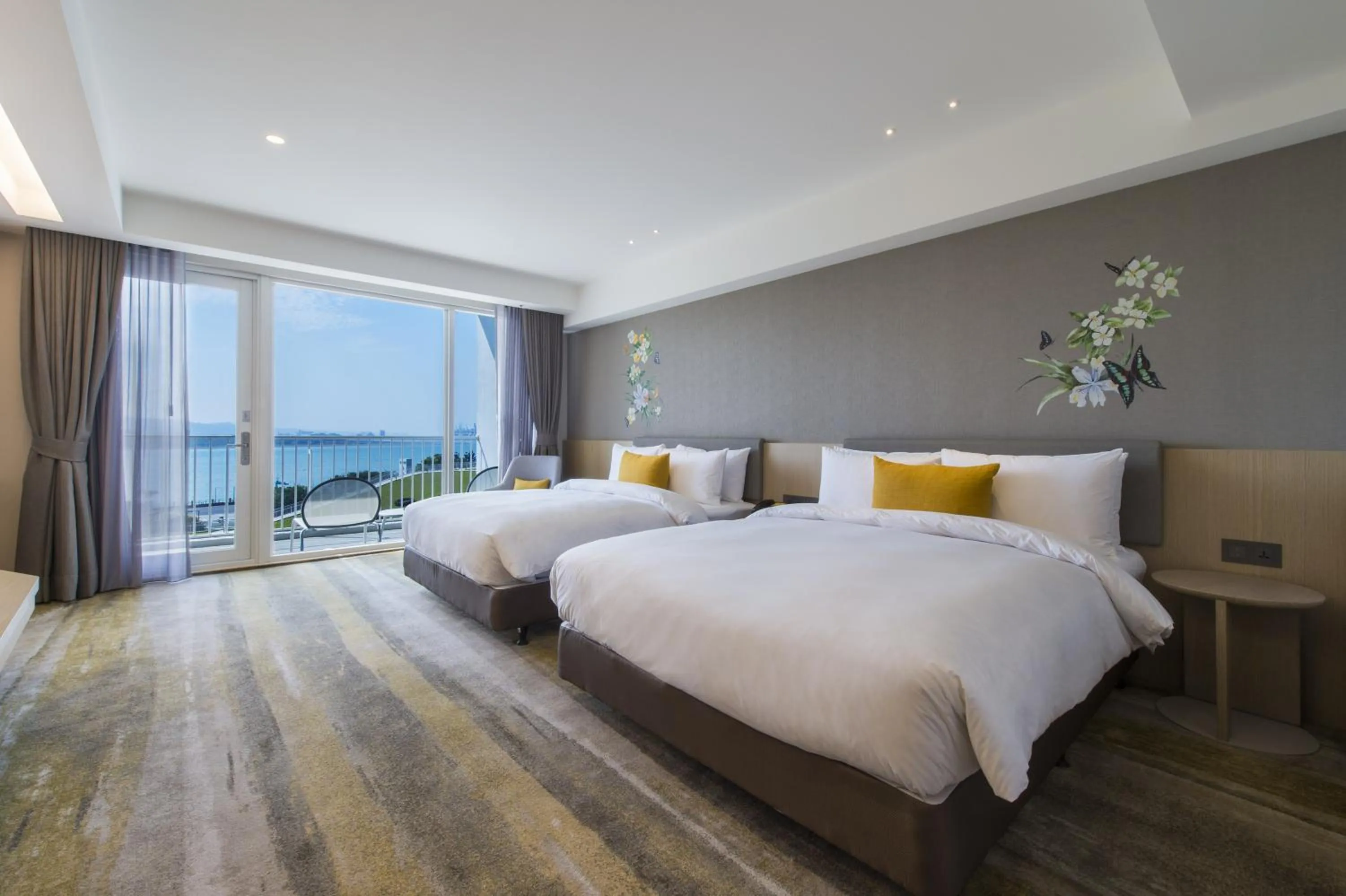 Bed in Golden Tulip FAB Hotel New Taipei