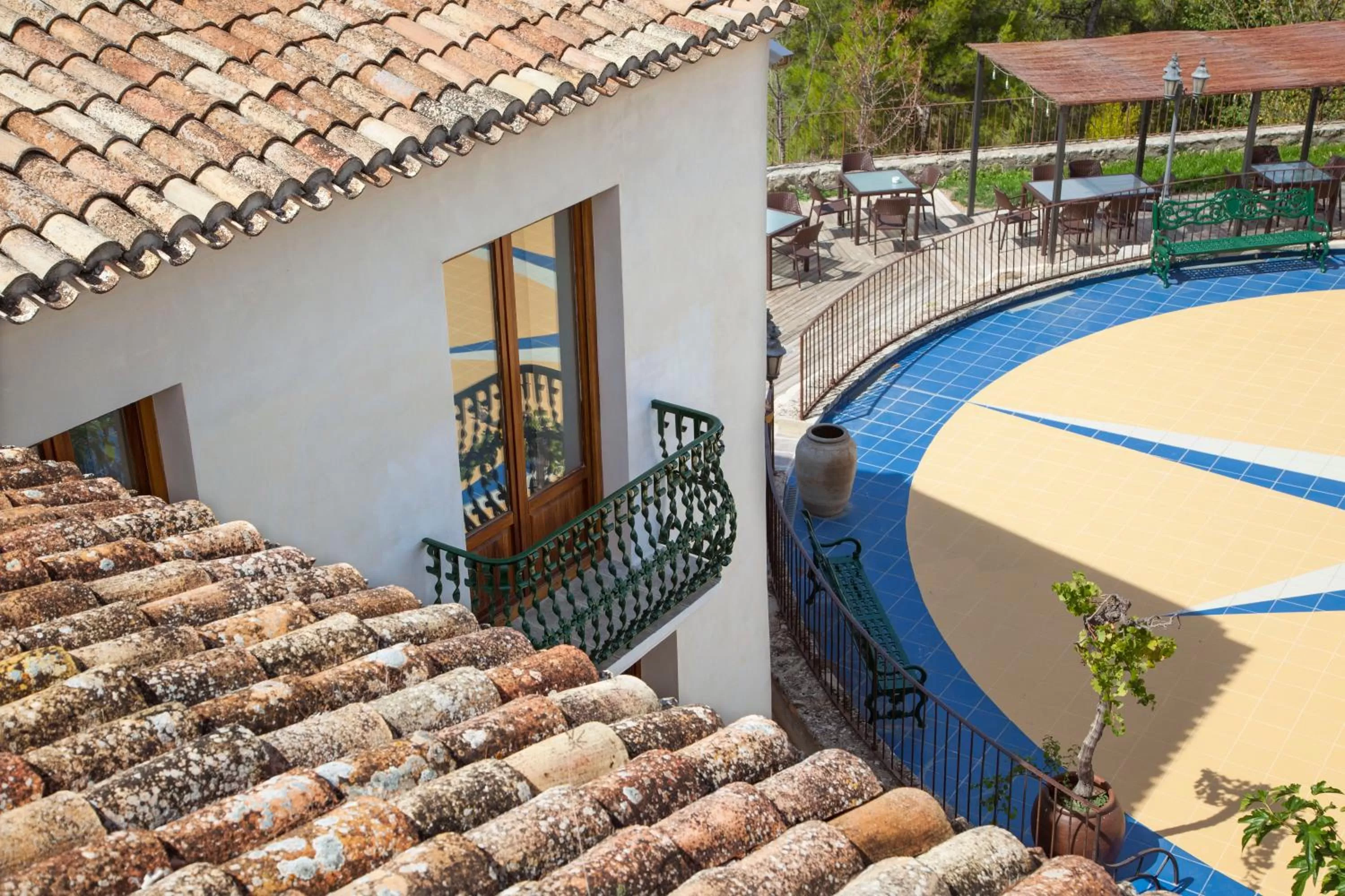 Garden view in Eco Hotel con encanto Masía la Mota B&B