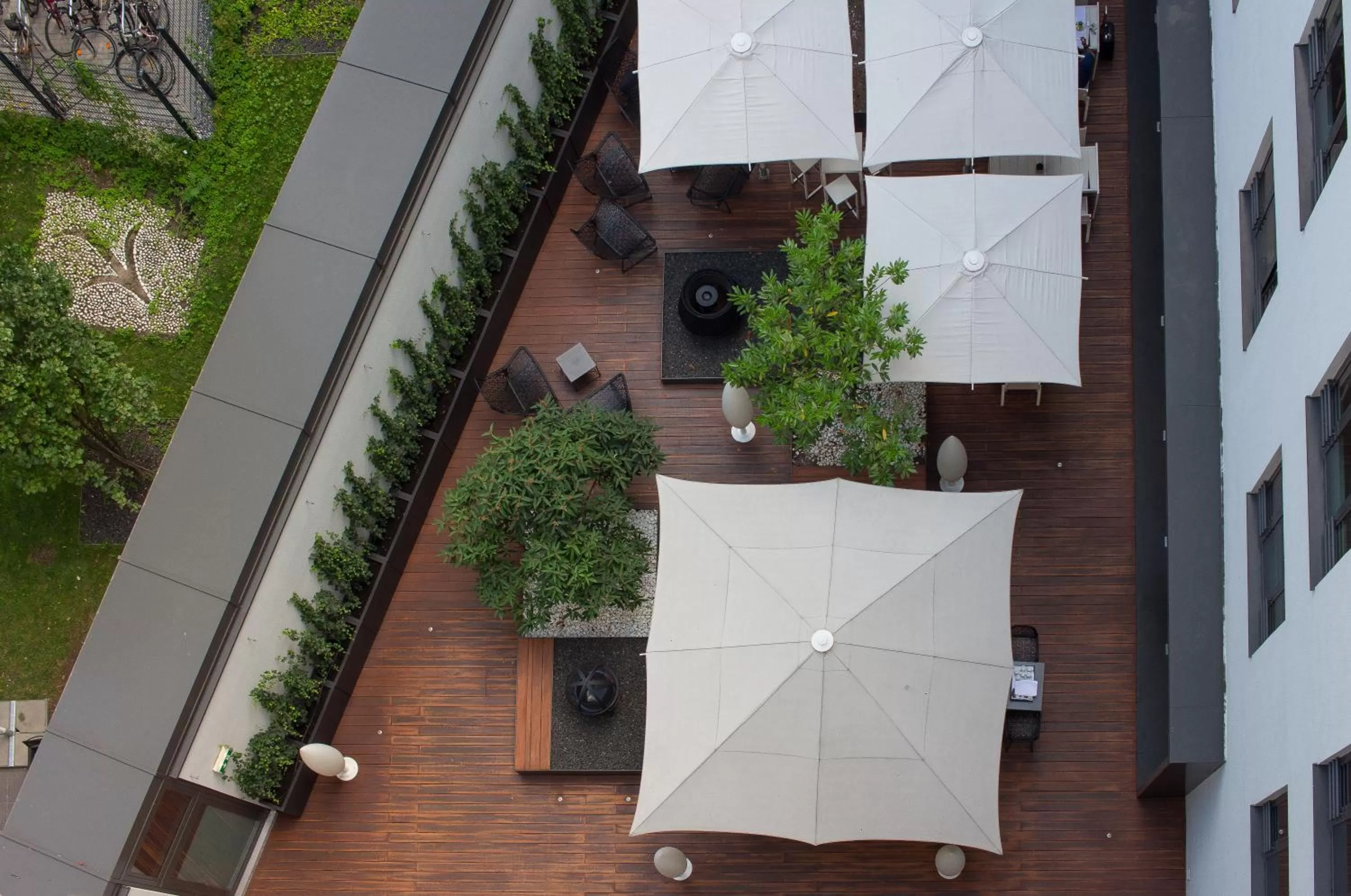 Patio in SANA Berlin Residence