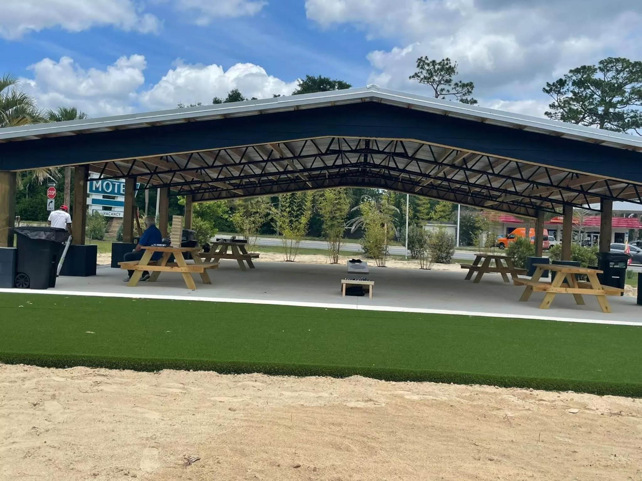 Garden in BlueGem Motel