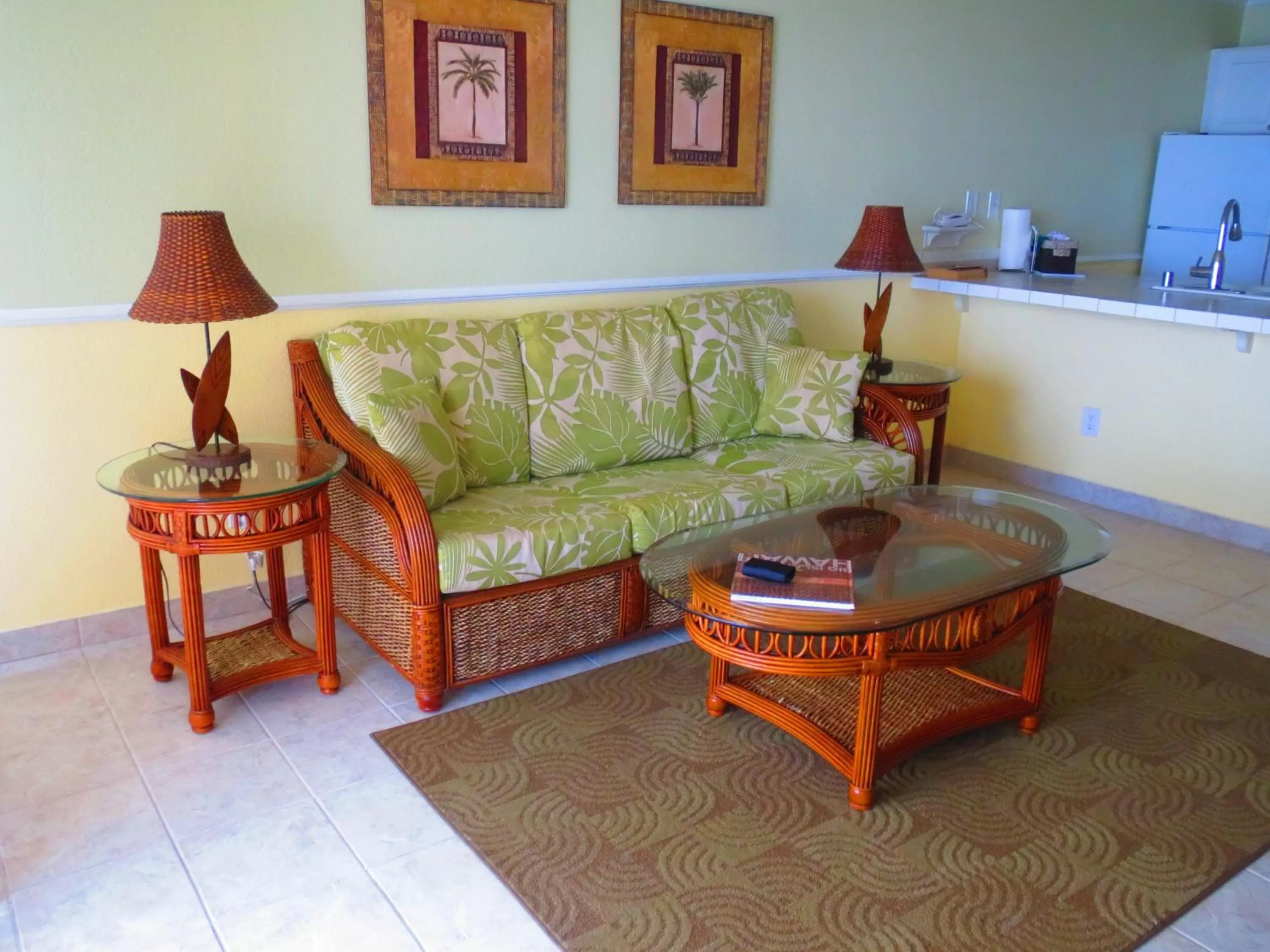 Living room in Kona Reef Resort by Latour Group