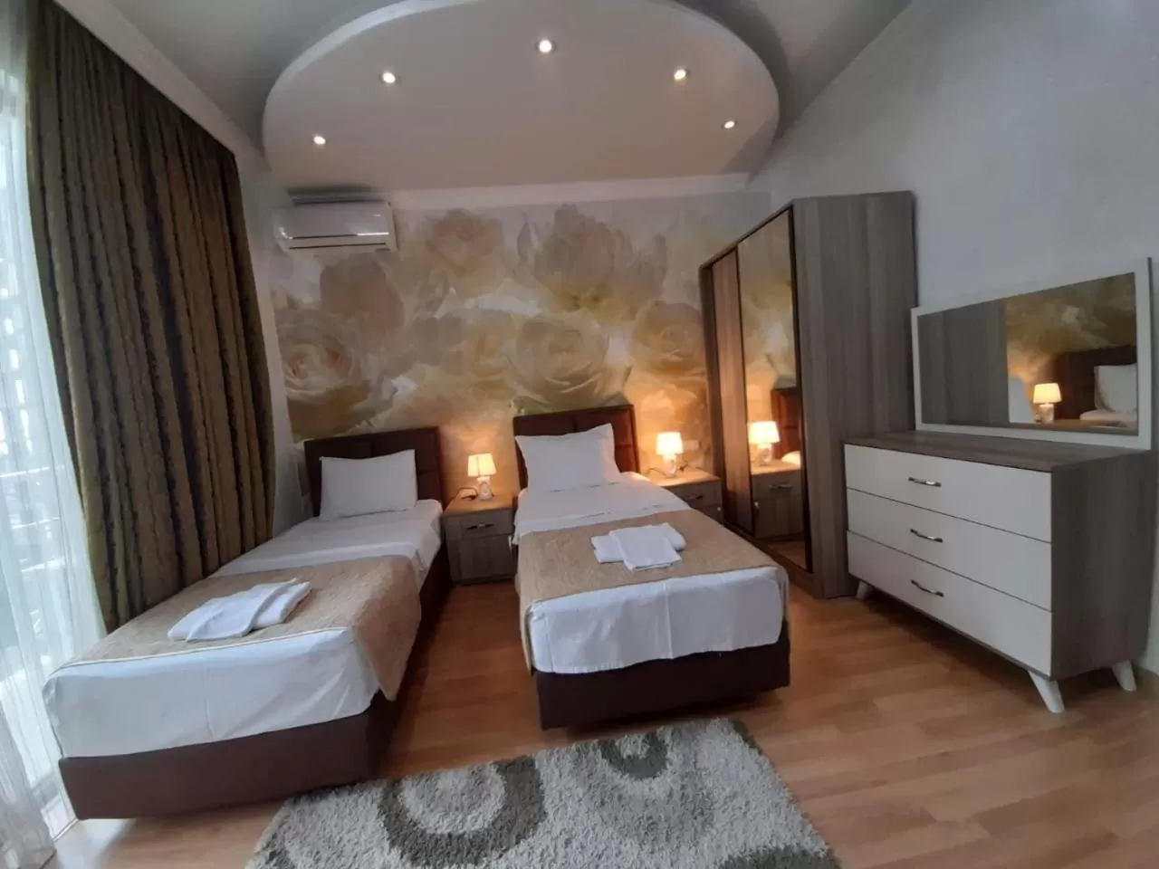 Bed in Hotel Royal Palace