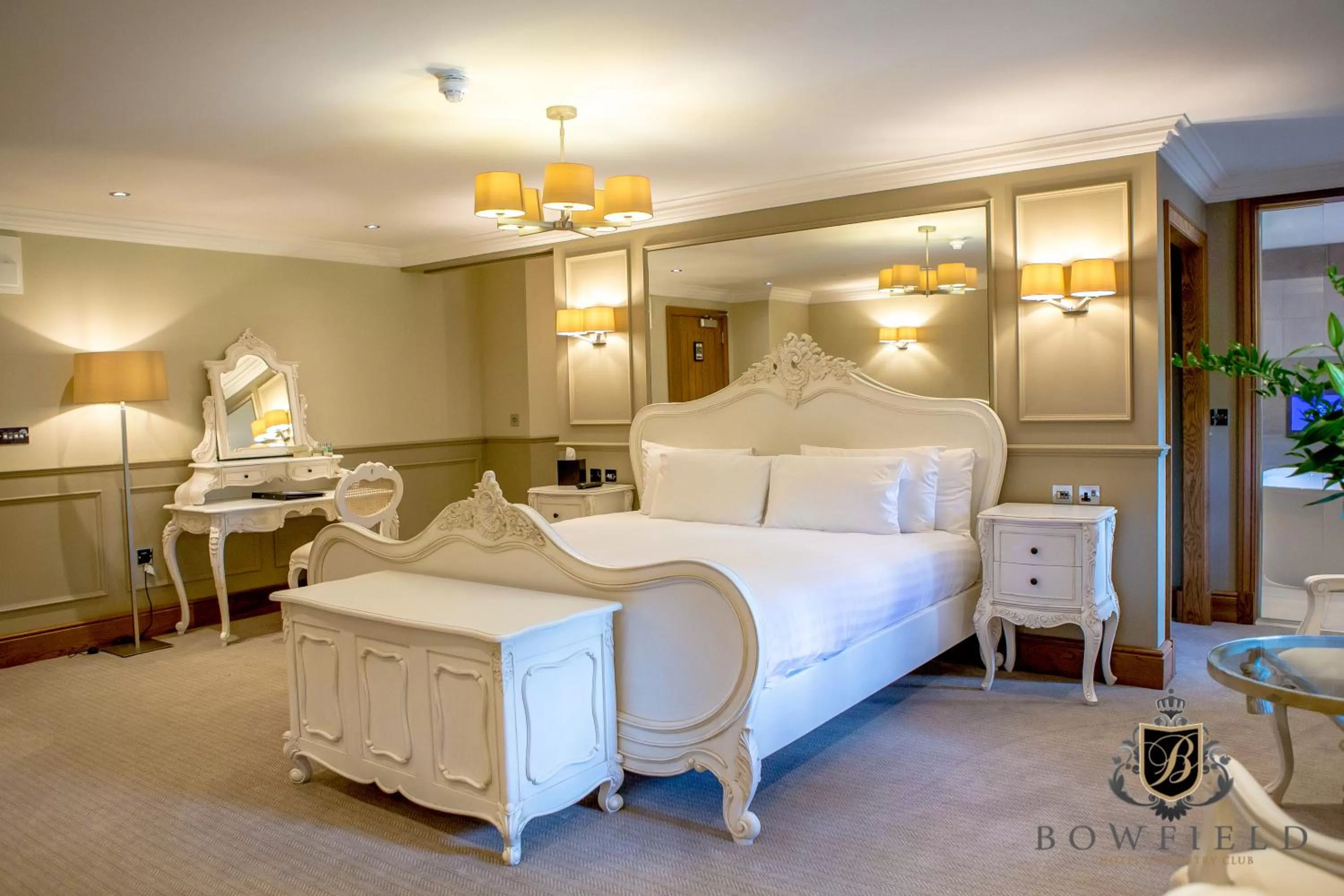 Bed in Bowfield Hotel and Spa