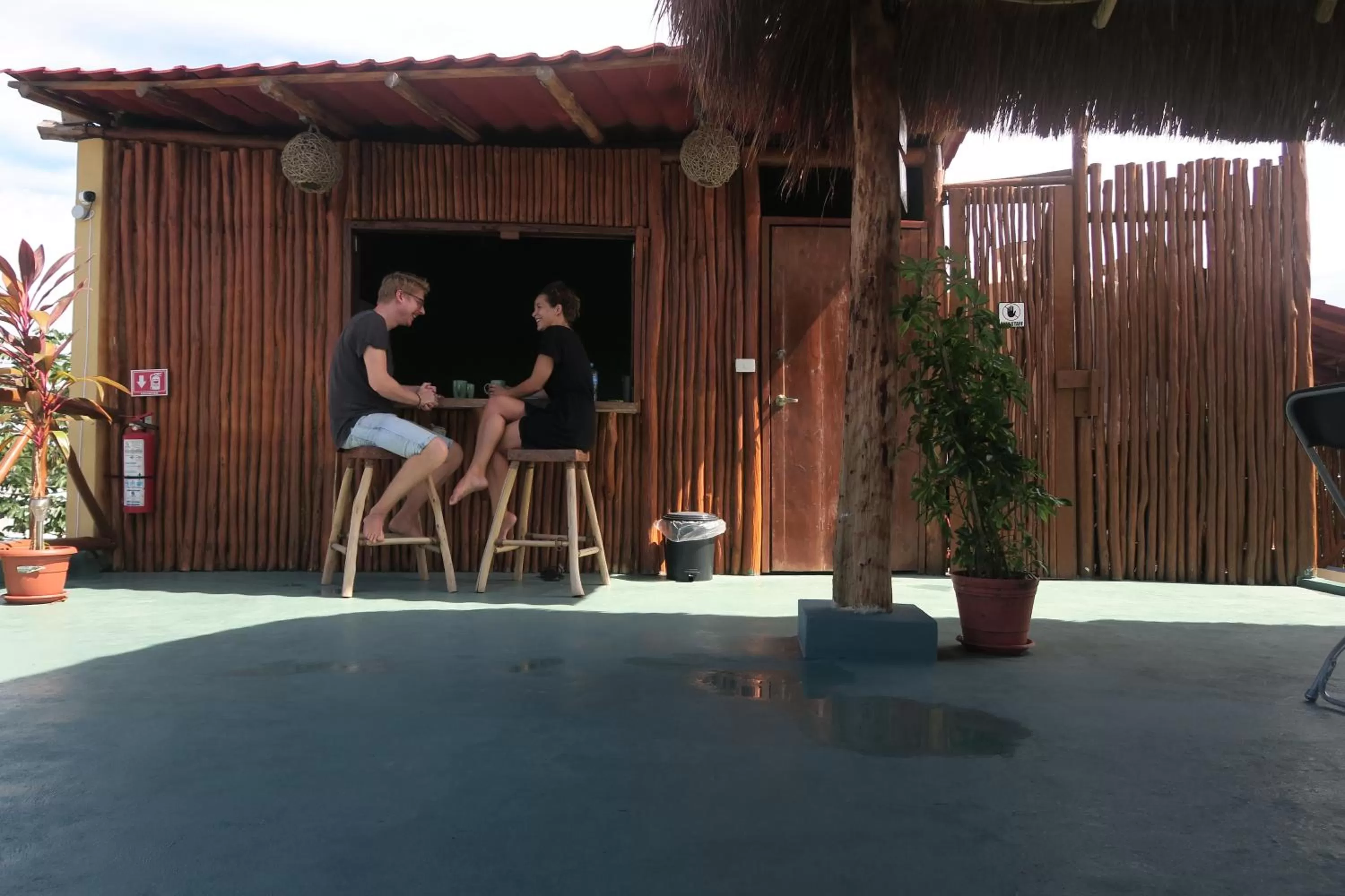 Guests in Casa Almendro