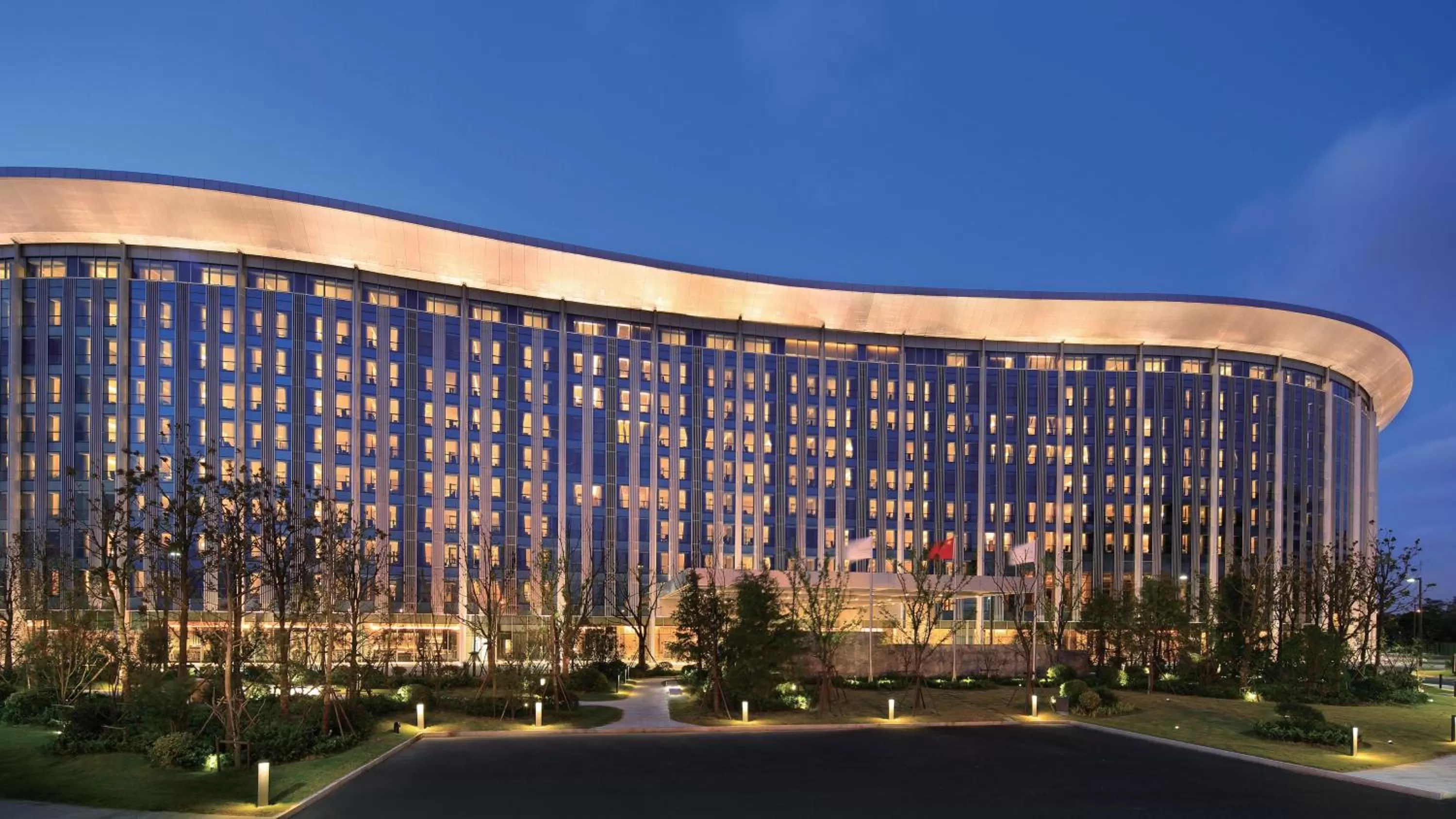 Property building in InterContinental Shanghai Hongqiao NECC by IHG