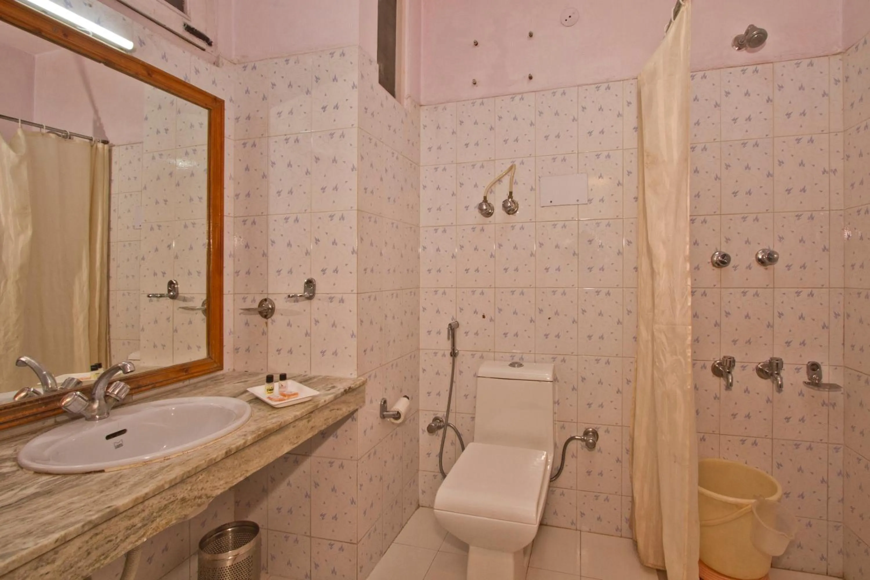 Bathroom in Sarthak Resorts-Reside in Nature with Best View, 9 kms from Mall Road Manali