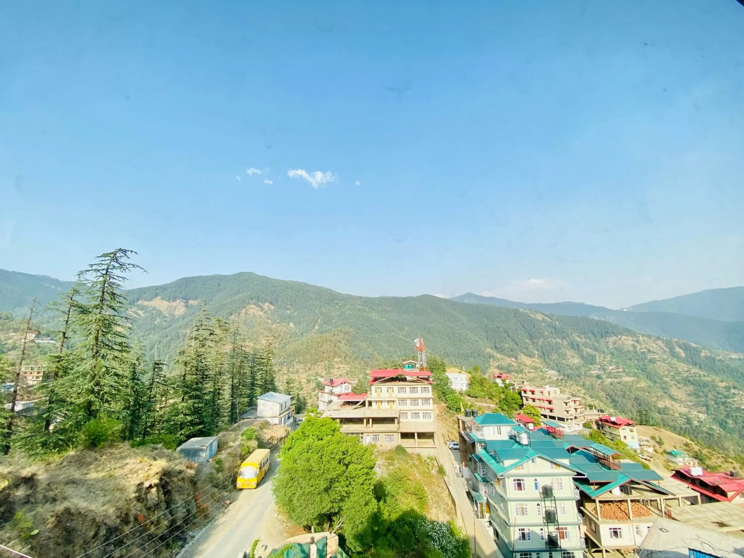 Bird's eye view in Sai Cottage Shimla