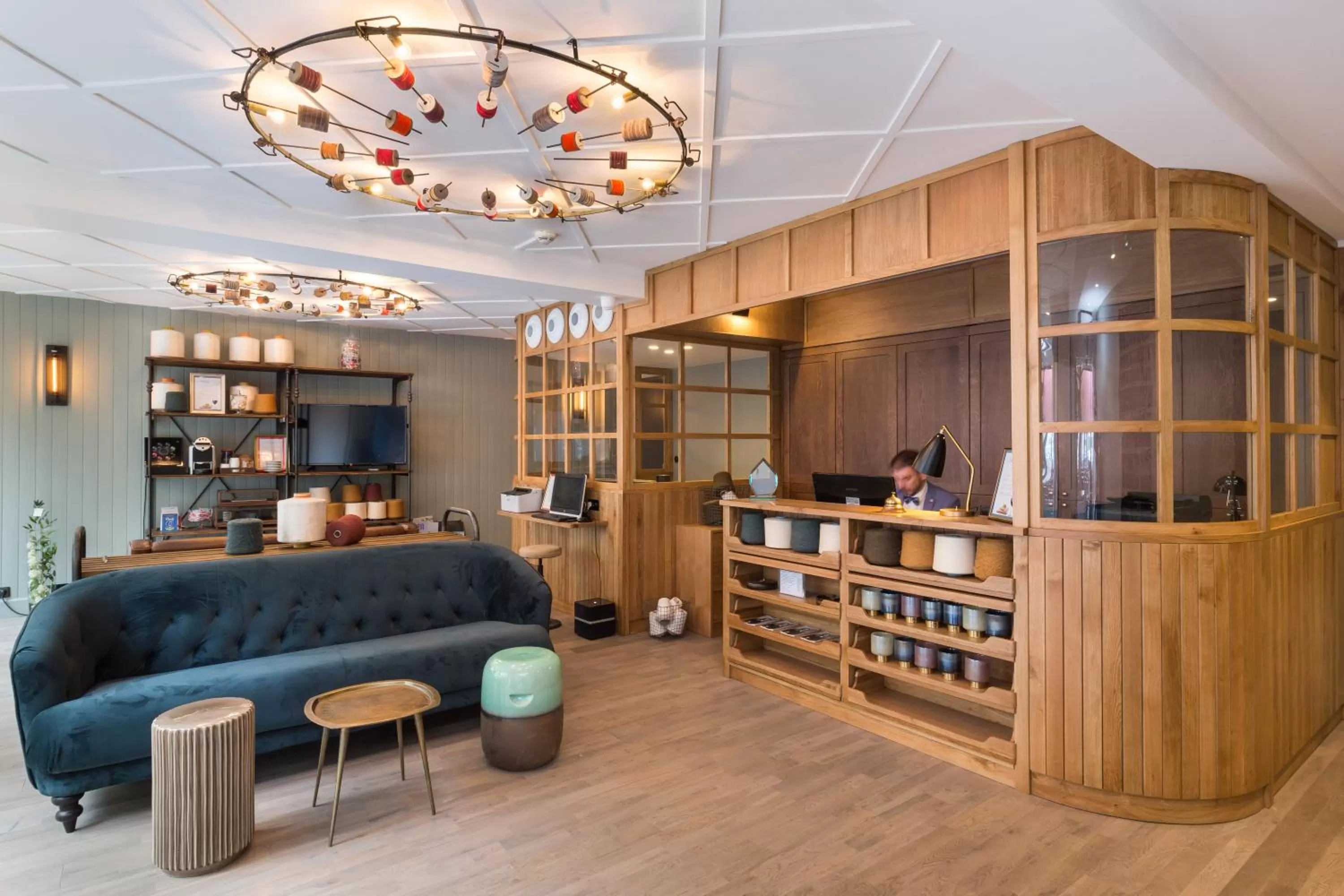 Lobby or reception in Hôtel Silky by HappyCulture