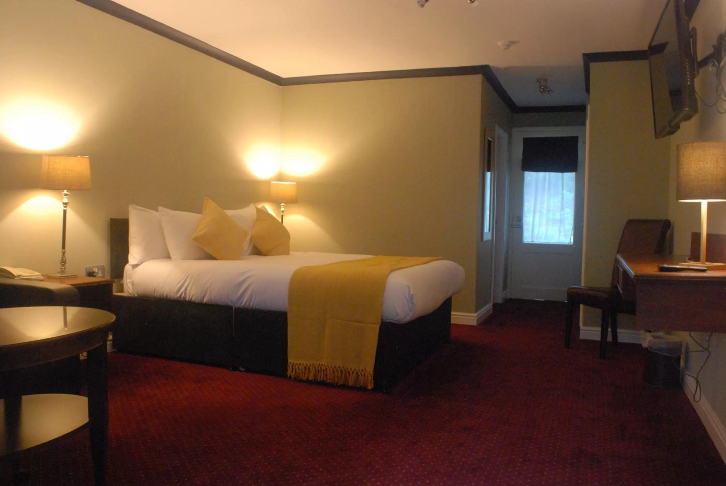 Bed in The Radnorshire Arms Hotel