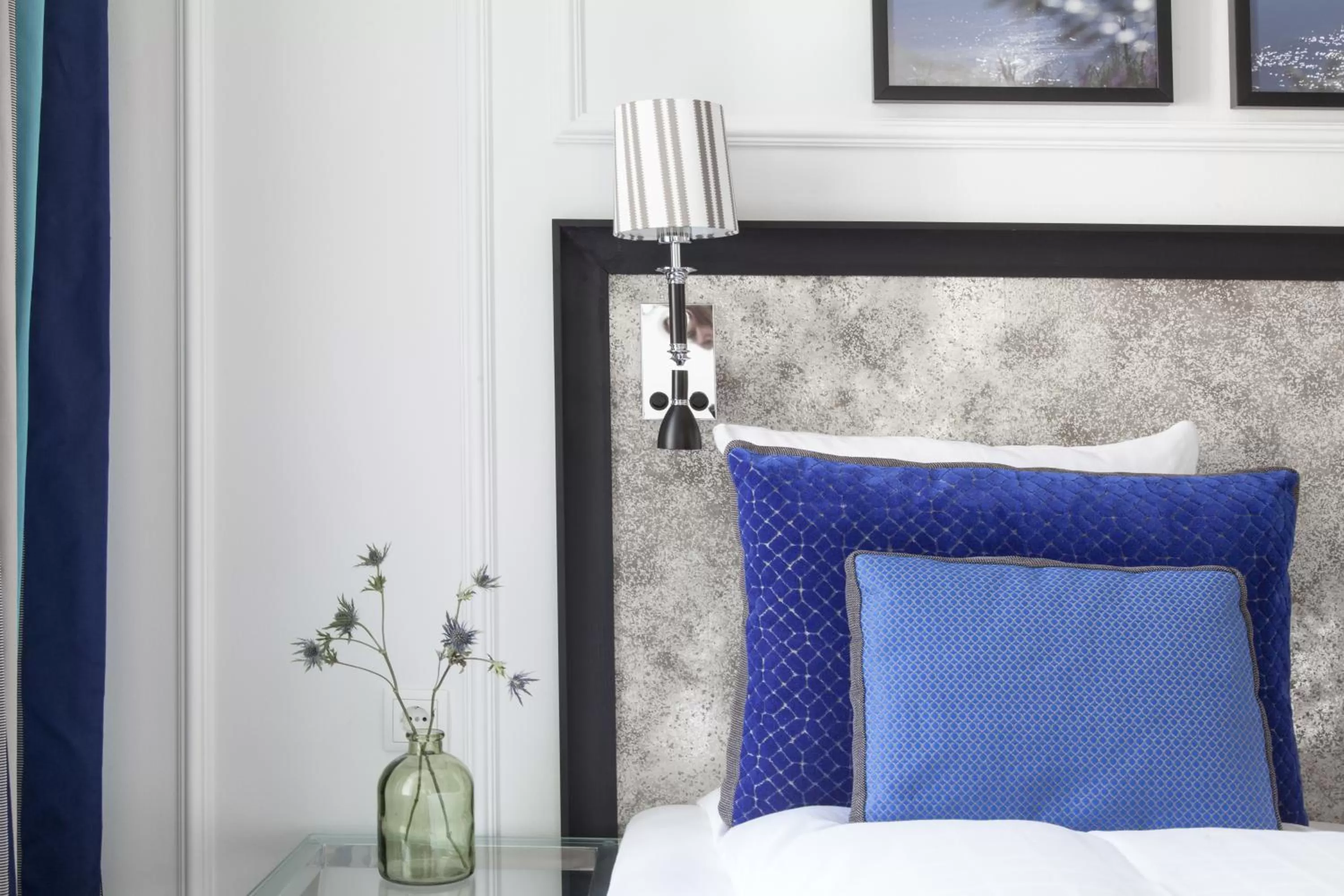 Decorative detail, Bed in Absalon Hotel