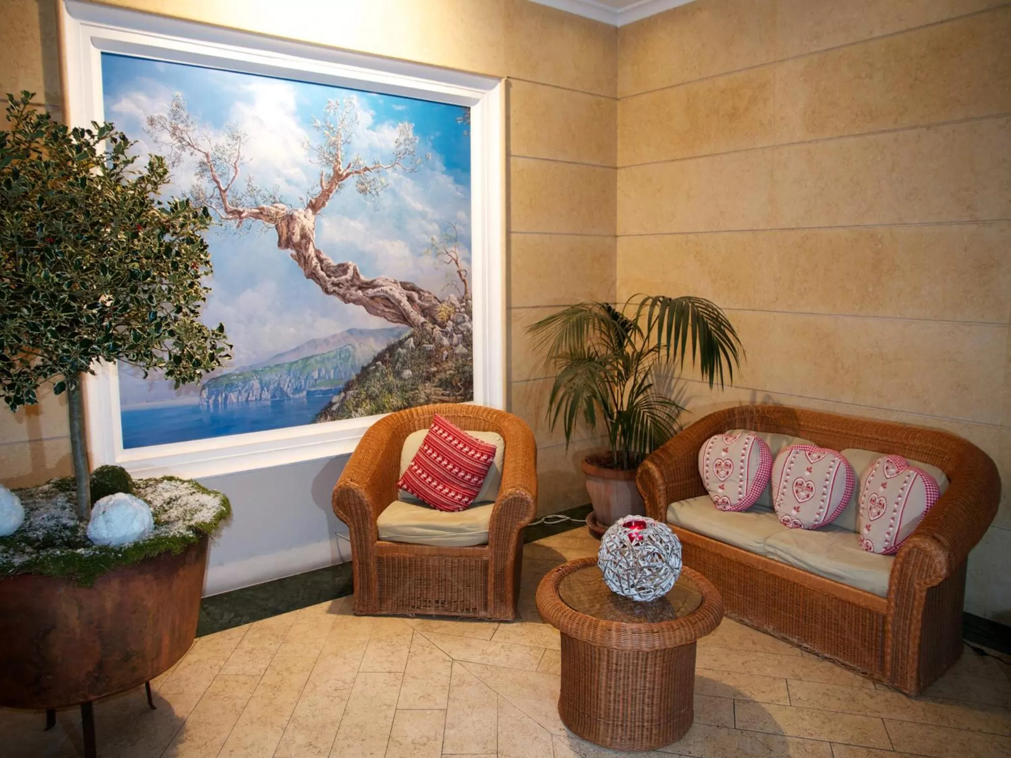 Decorative detail in Ulisse Deluxe Hostel