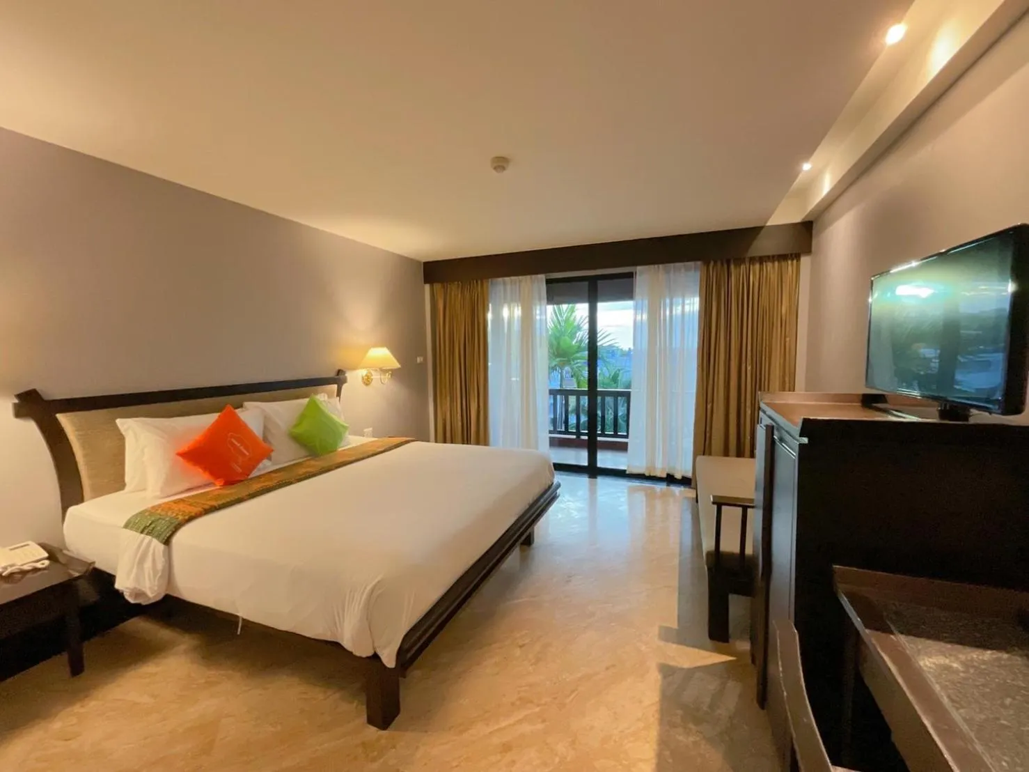 Communal lounge/ TV room, Bed in C & N Resort and Spa - SHA Extra Plus