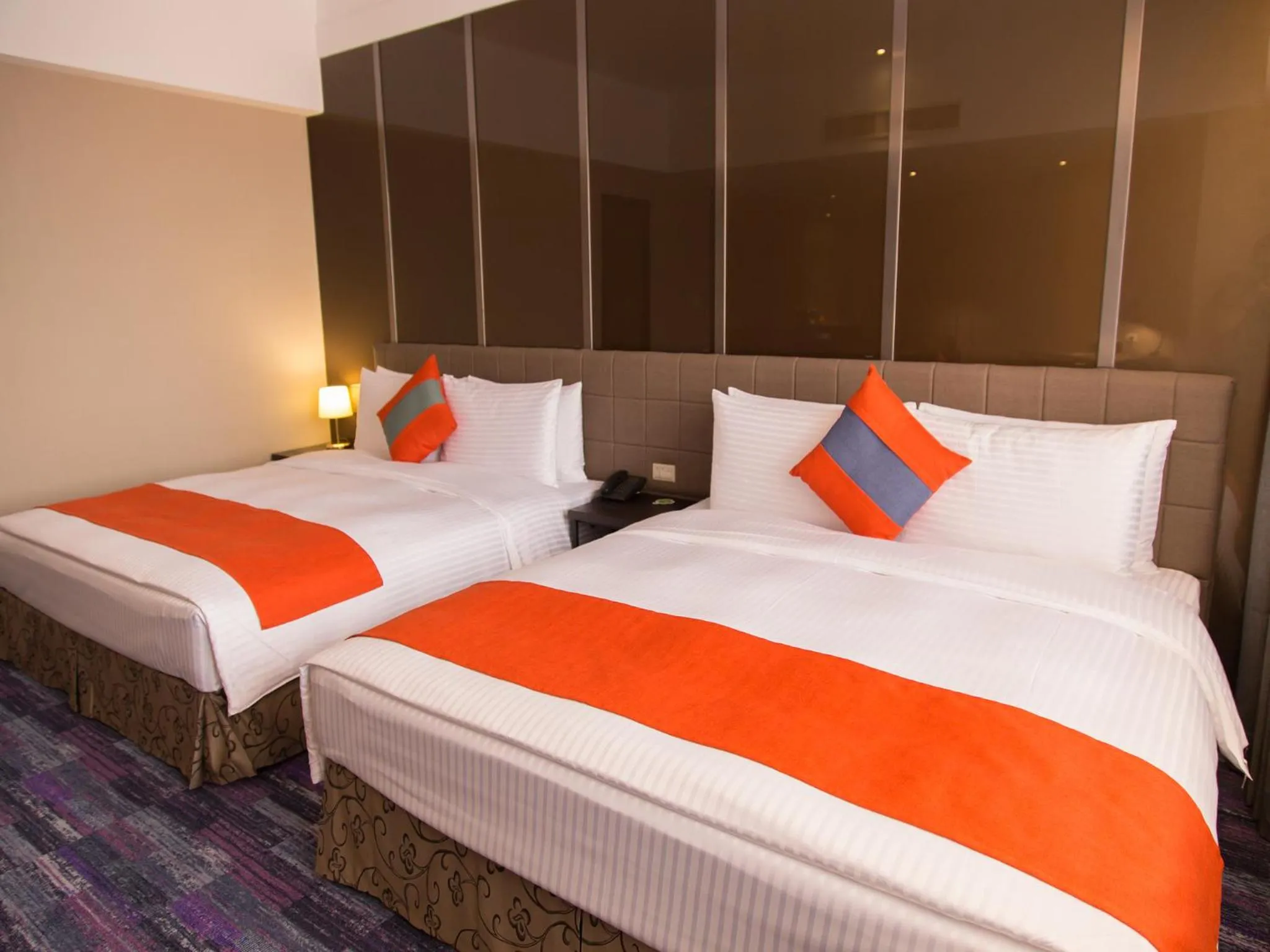 City view, Bed in Hoya Resort Hotel Kaohsiung