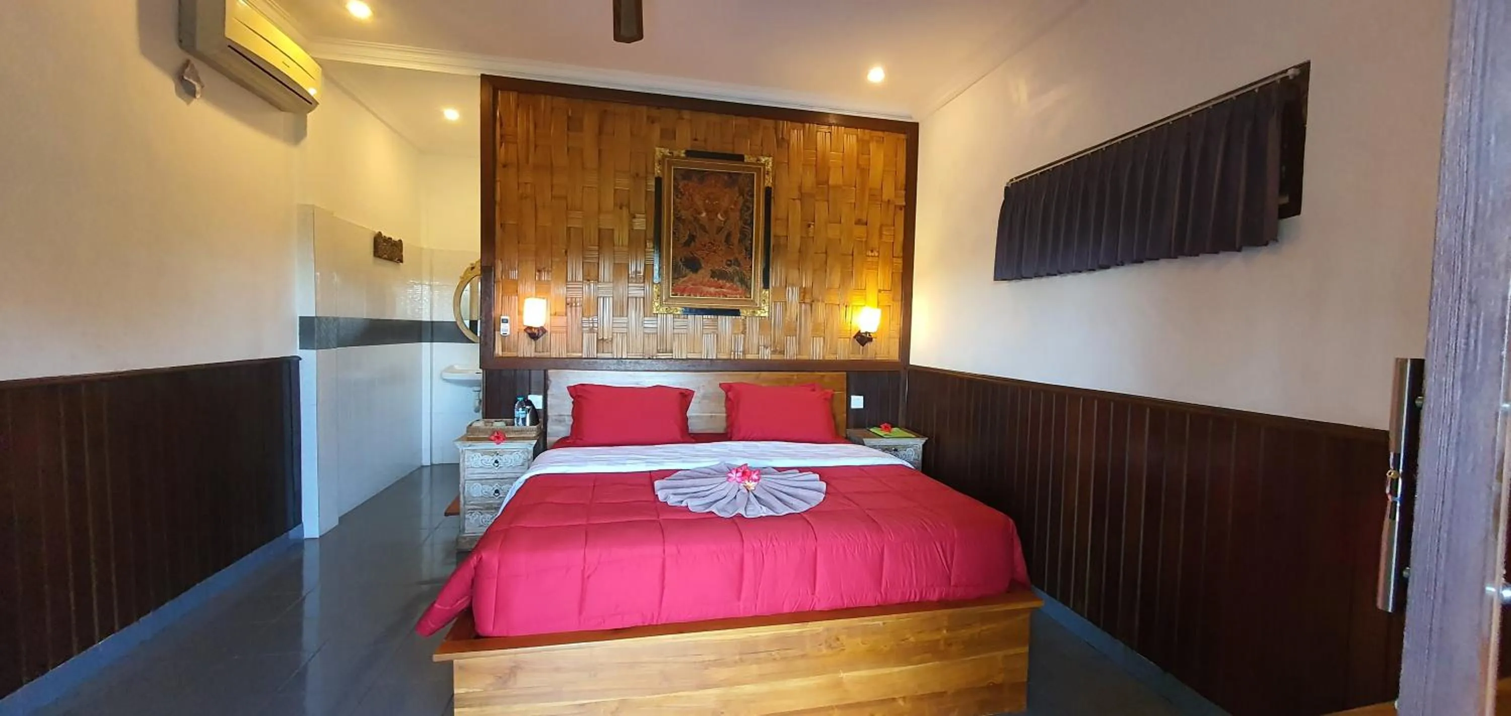 Bed in Kun - Kun Guest House Ubud