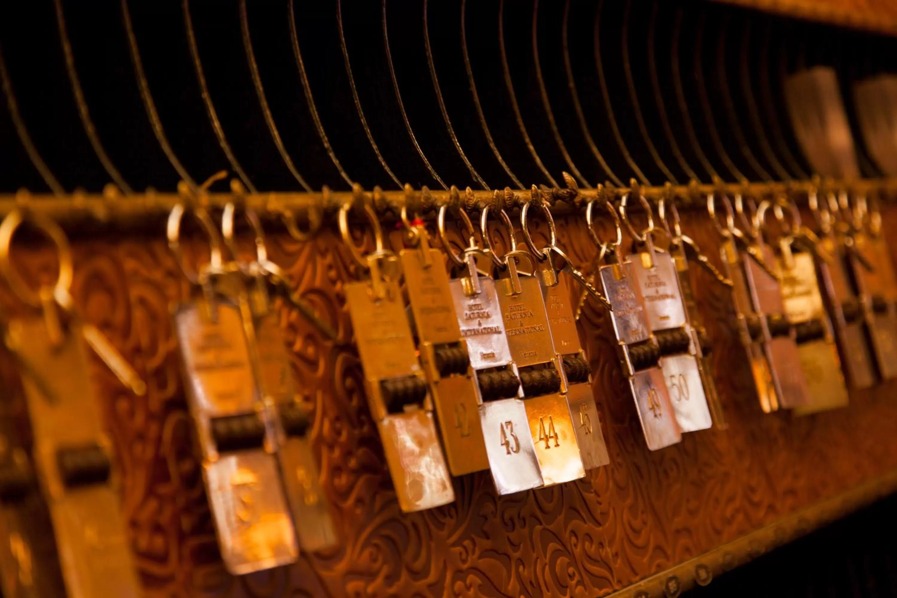 Decorative detail in Hotel Saturnia & International