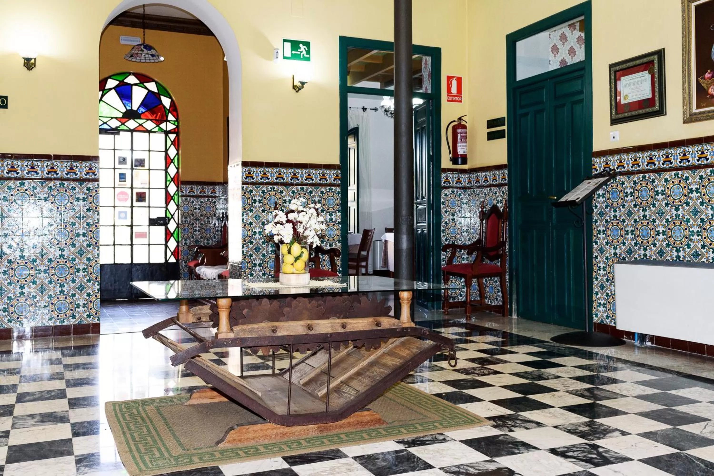 Lobby or reception in Hospedium Hotel Rural Soterraña