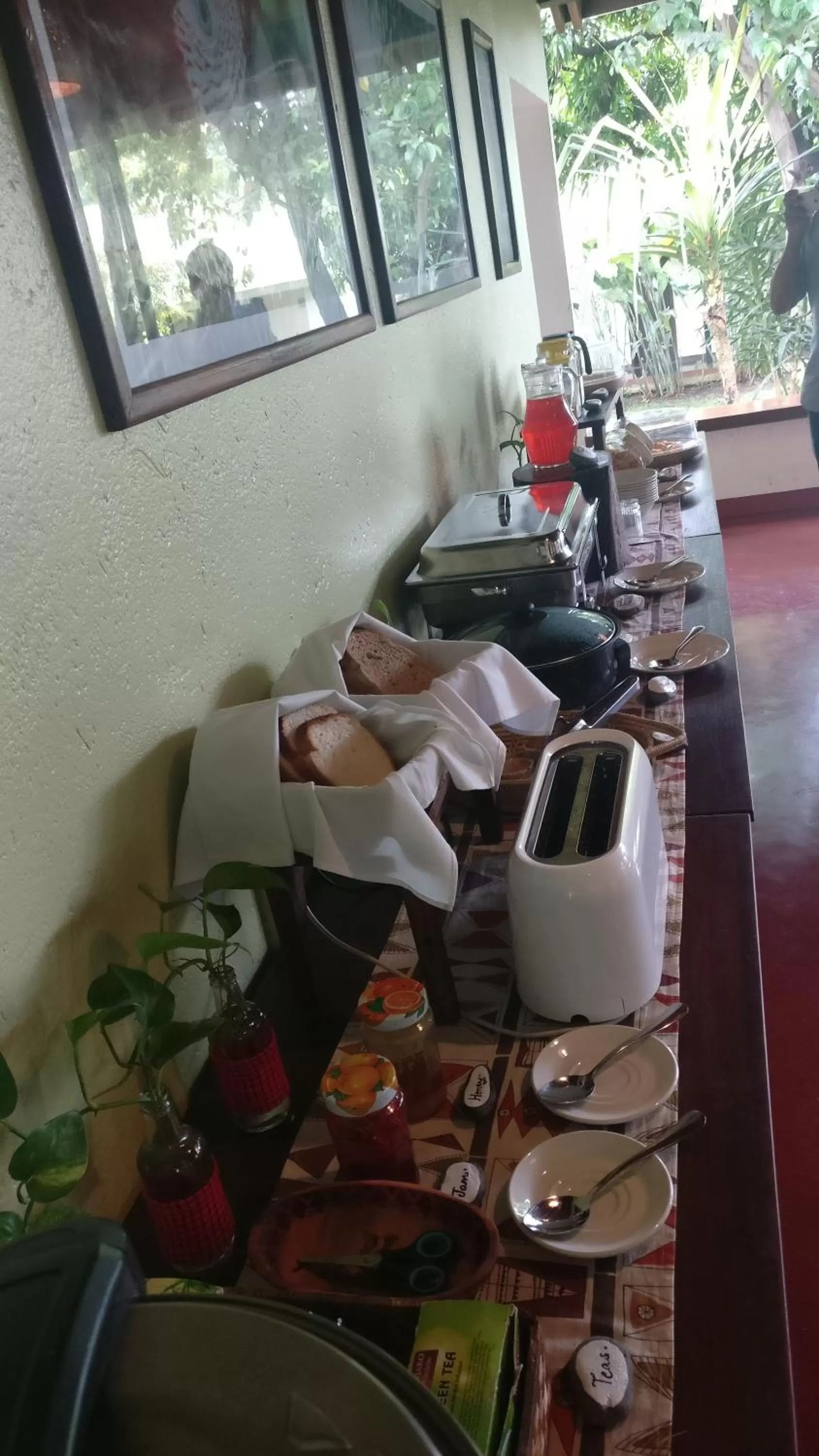 Continental breakfast in Bristol Cottages Kilimanjaro