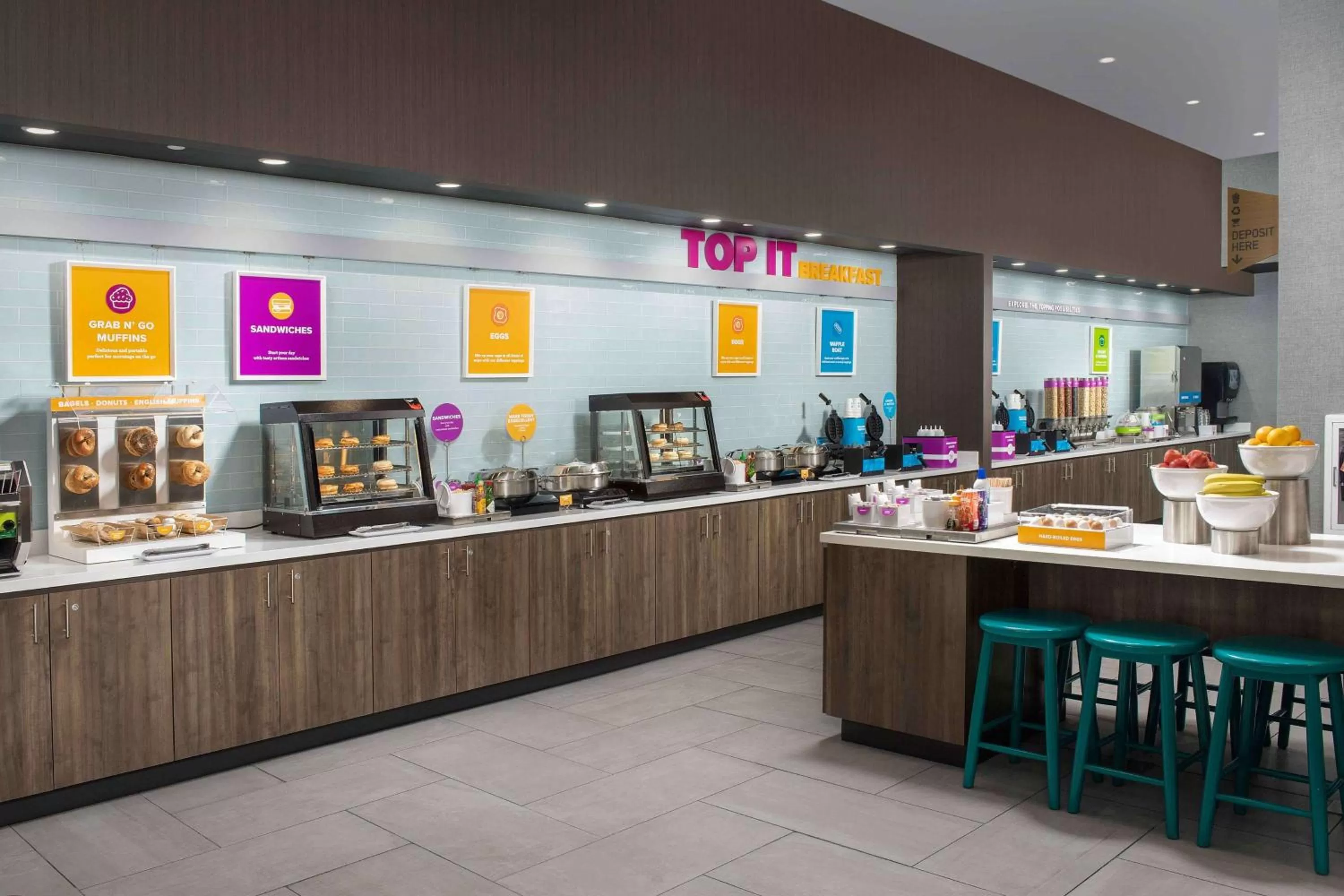 Breakfast in Tru By Hilton Nashville Downtown Convention Center