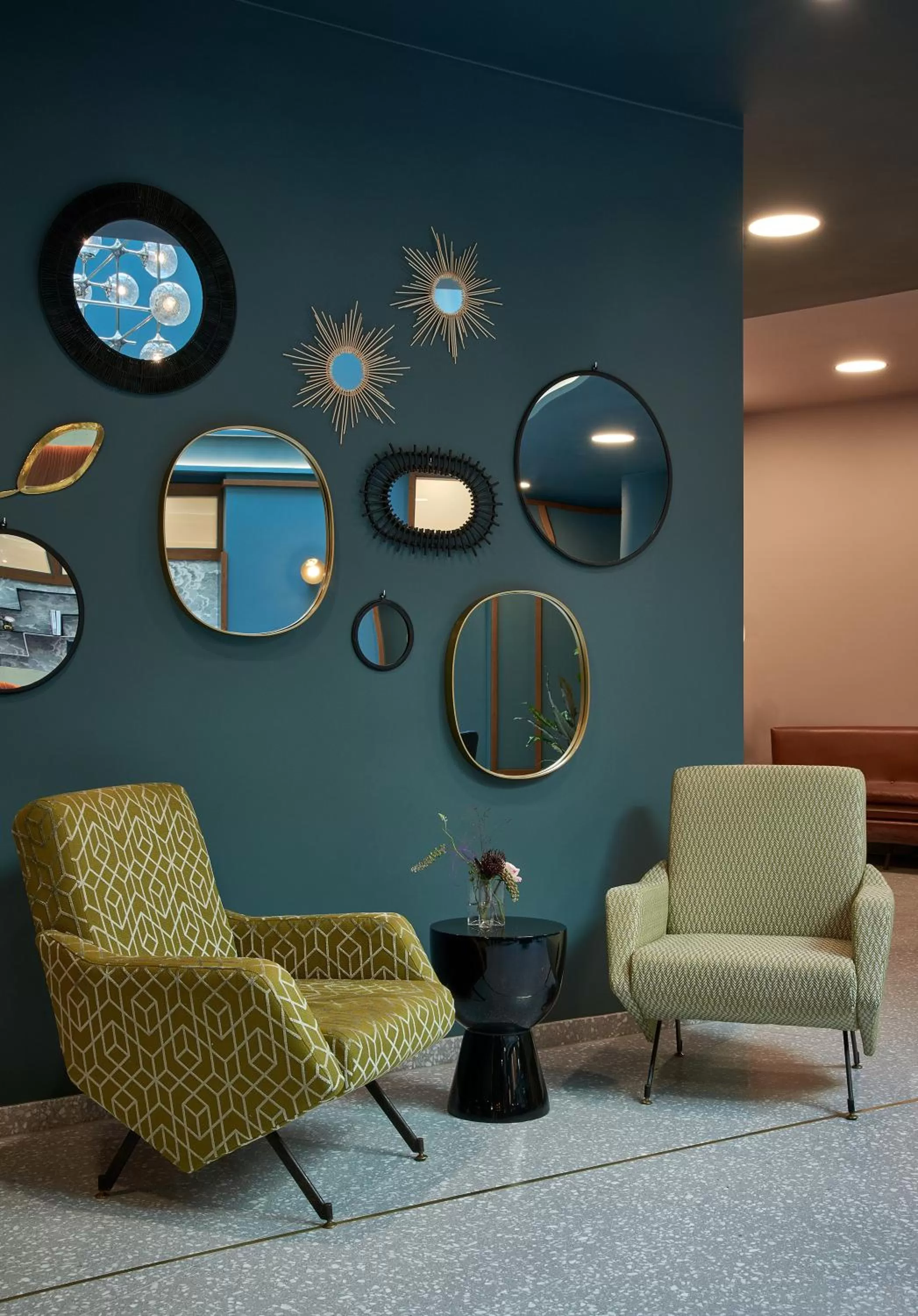 Seating area in Hotel MIO by AMANO