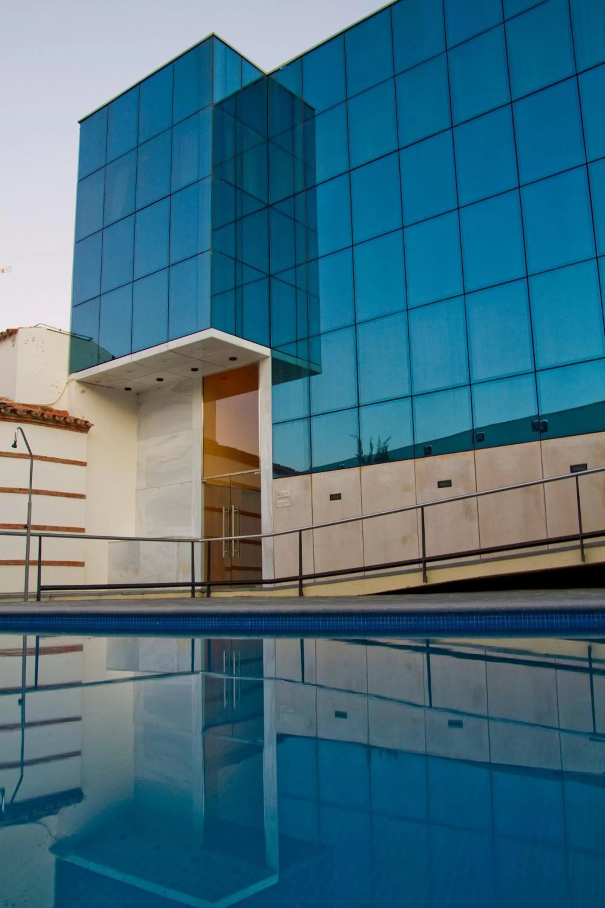 Facade/entrance in Hotel Mirador de Llerena