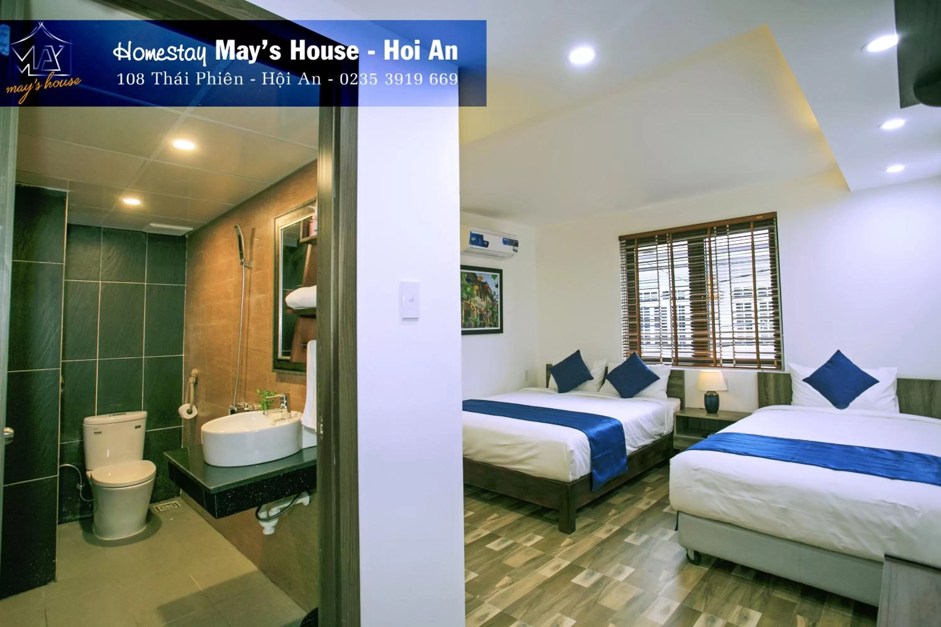 Photo of the whole room in May's House Hoi An