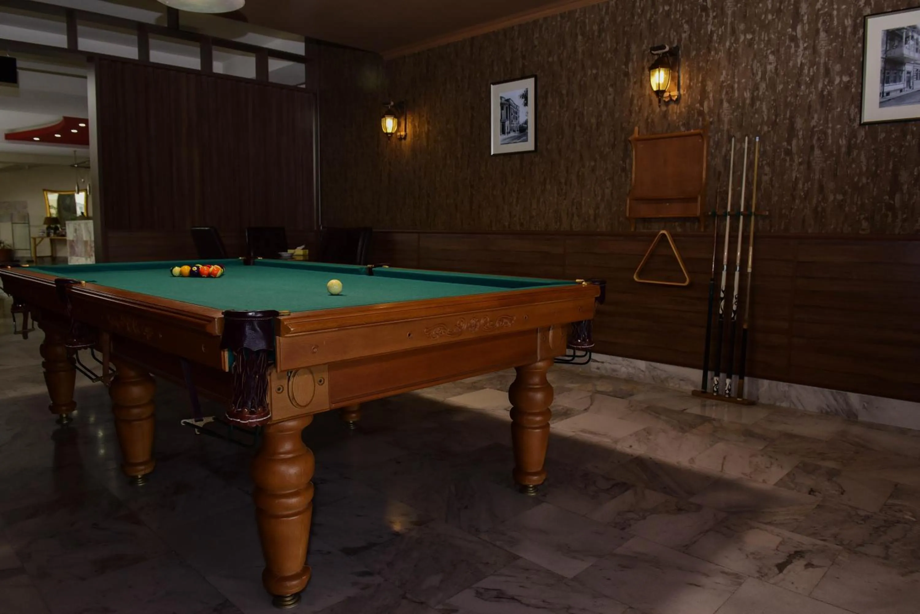 Billiard in Regineh Hotel