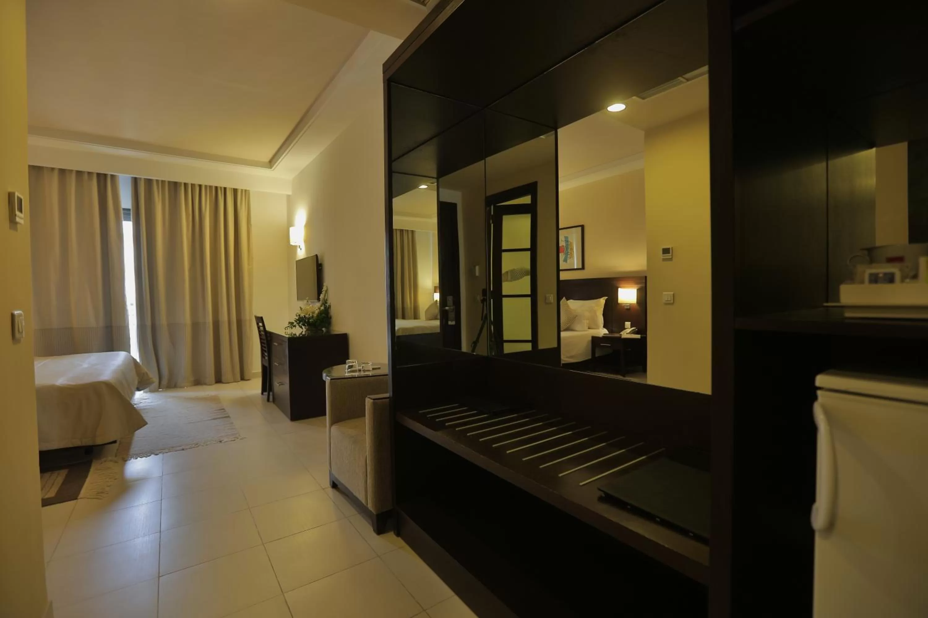 Decorative detail, Bed in Le Corail Suites Hotel