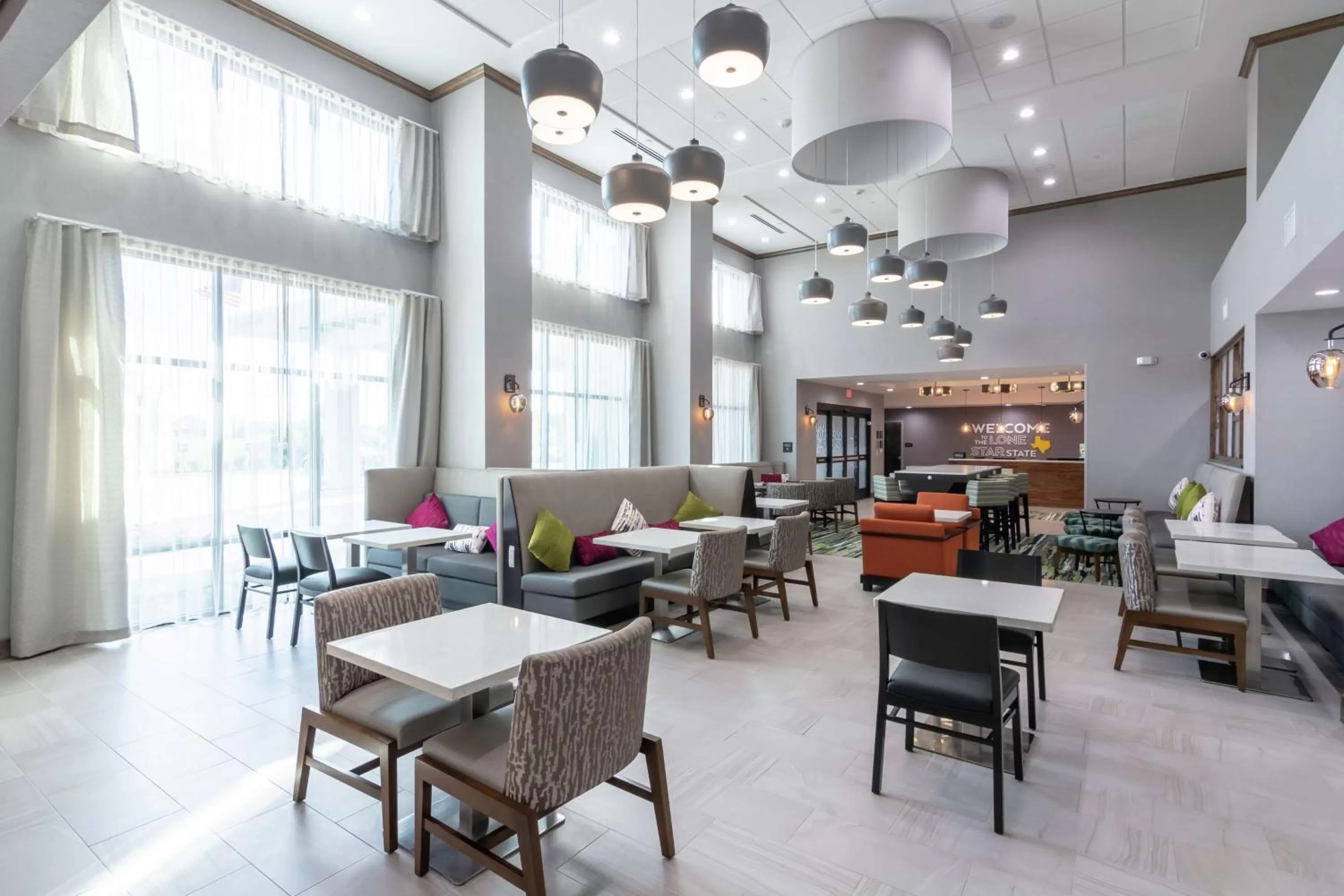 Lobby or reception in Hampton Inn & Suites Dallas East