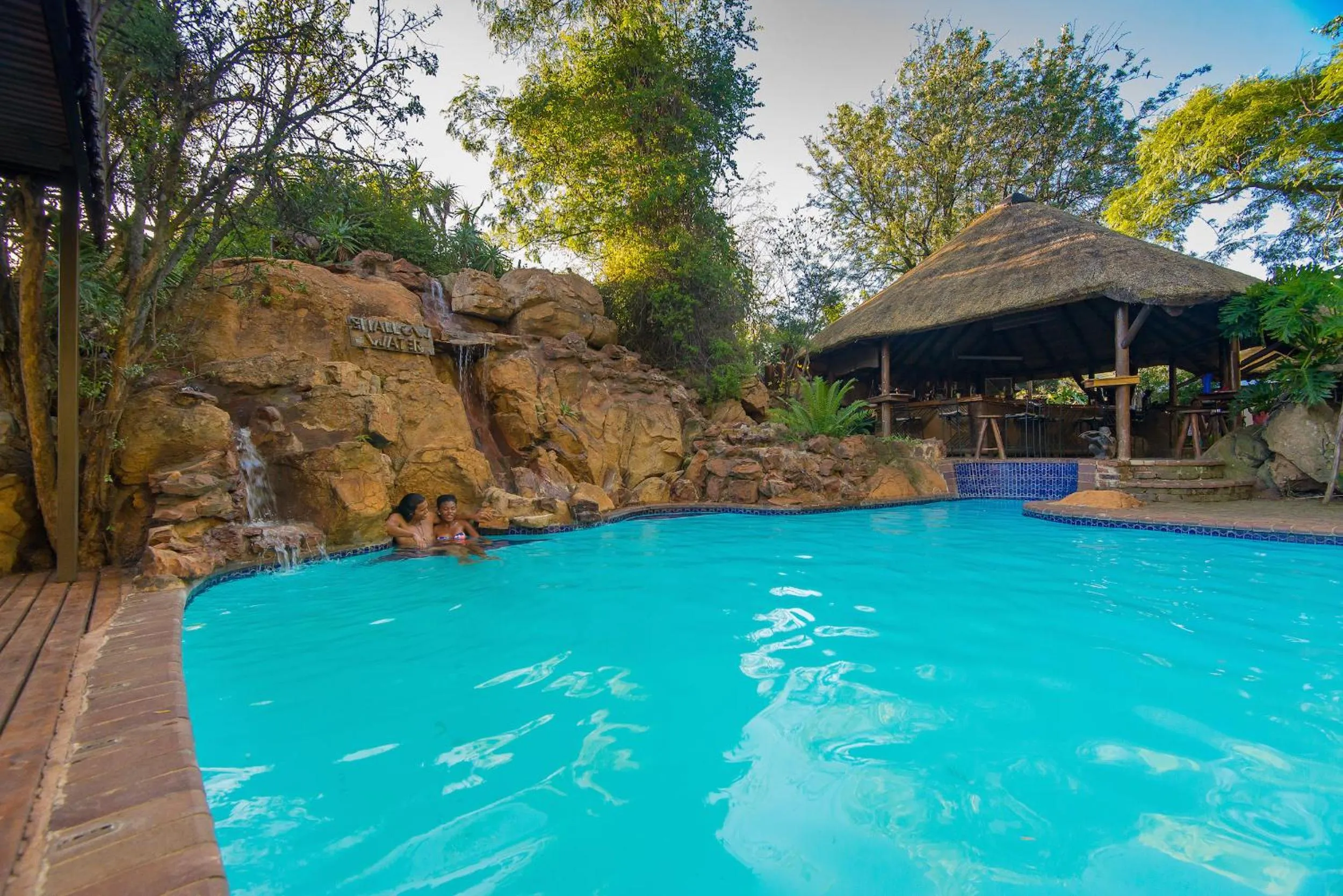 Swimming pool in Amadwala Lodge