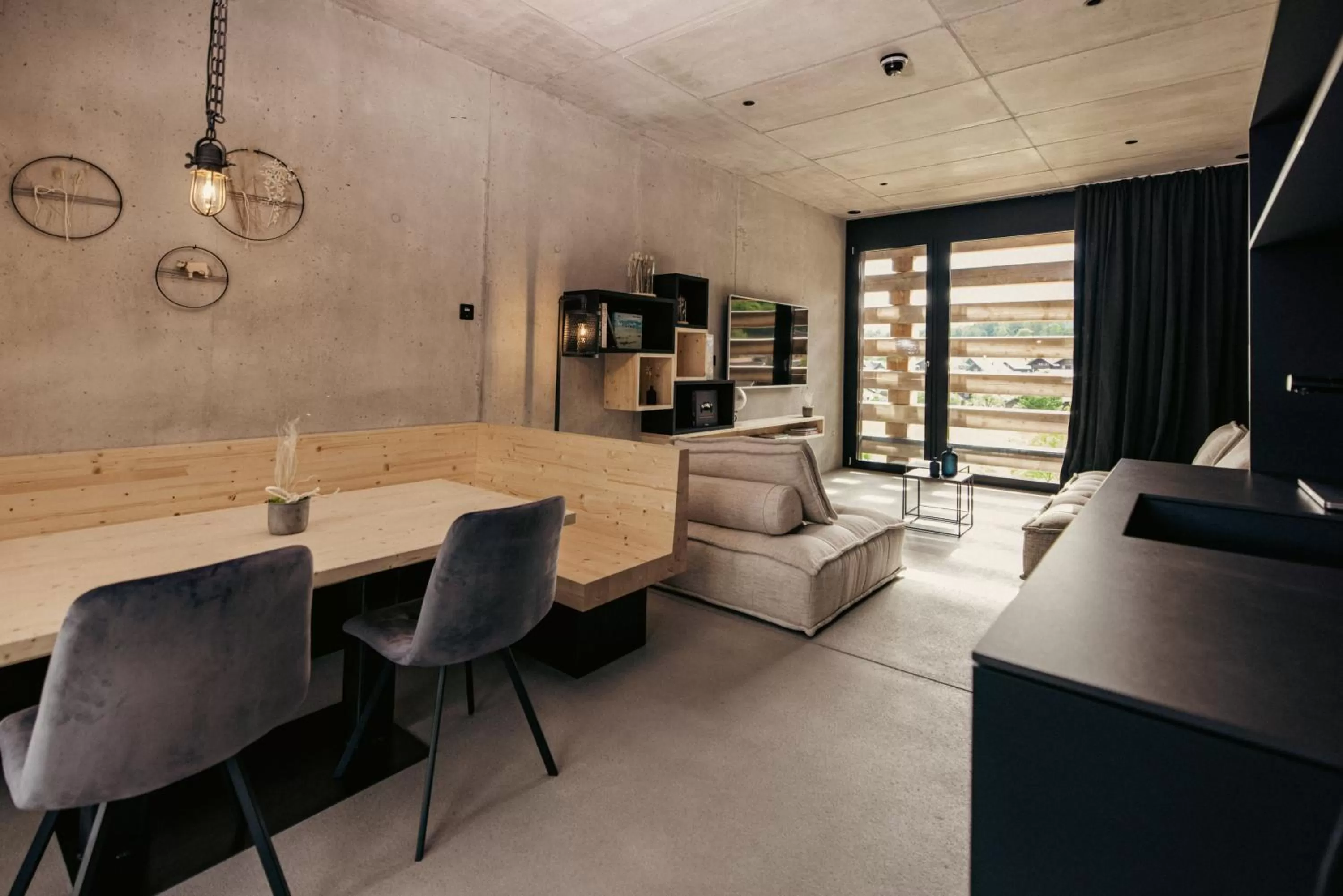 Living room in Bretterhotel