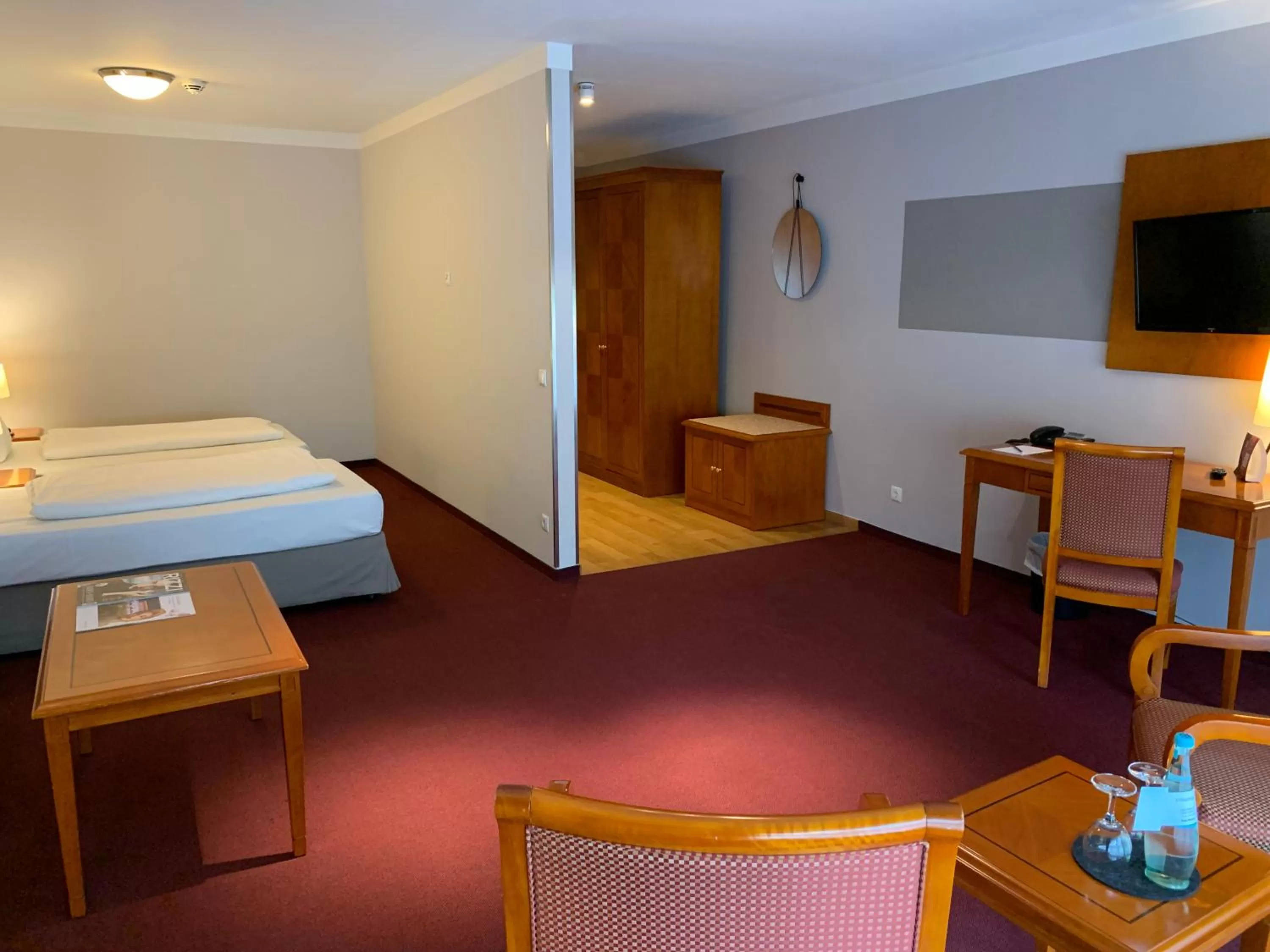 Living room, Bed in Batschari Palais Baden-Baden