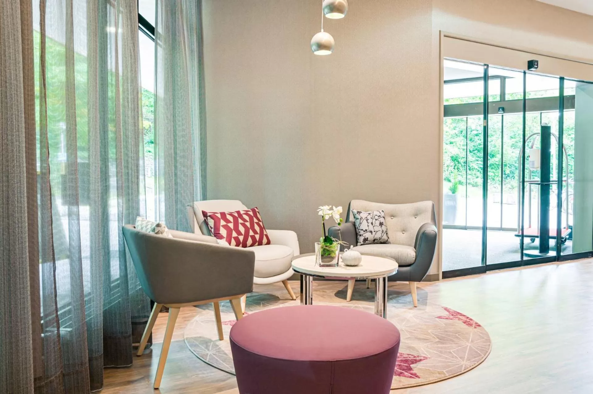 Lobby or reception, Seating Area in feelMOOR - Gesundresort Bad Wurzach