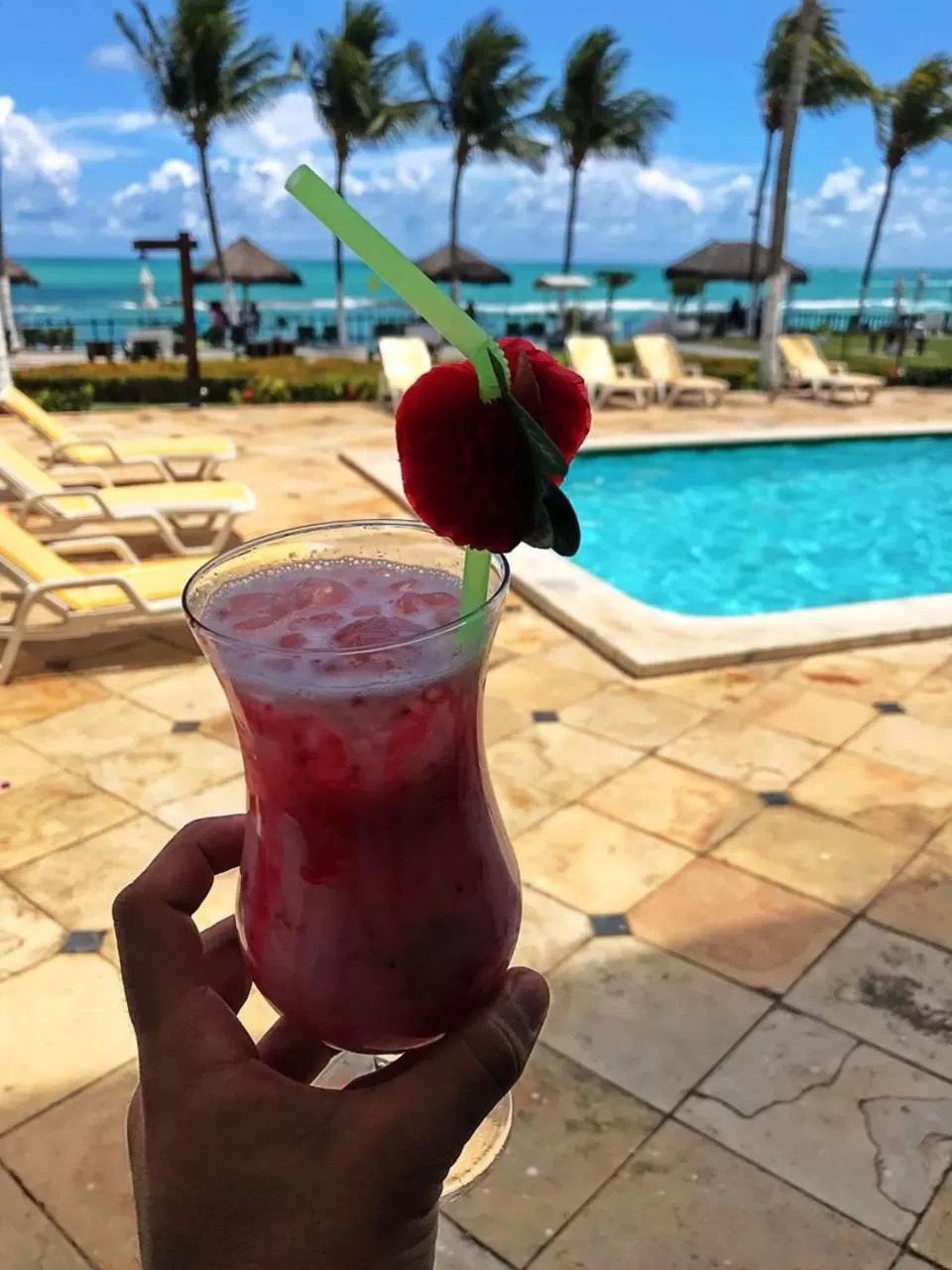 Restaurant/places to eat, Swimming Pool in Flat Apart Hotel Marinas Tamandaré