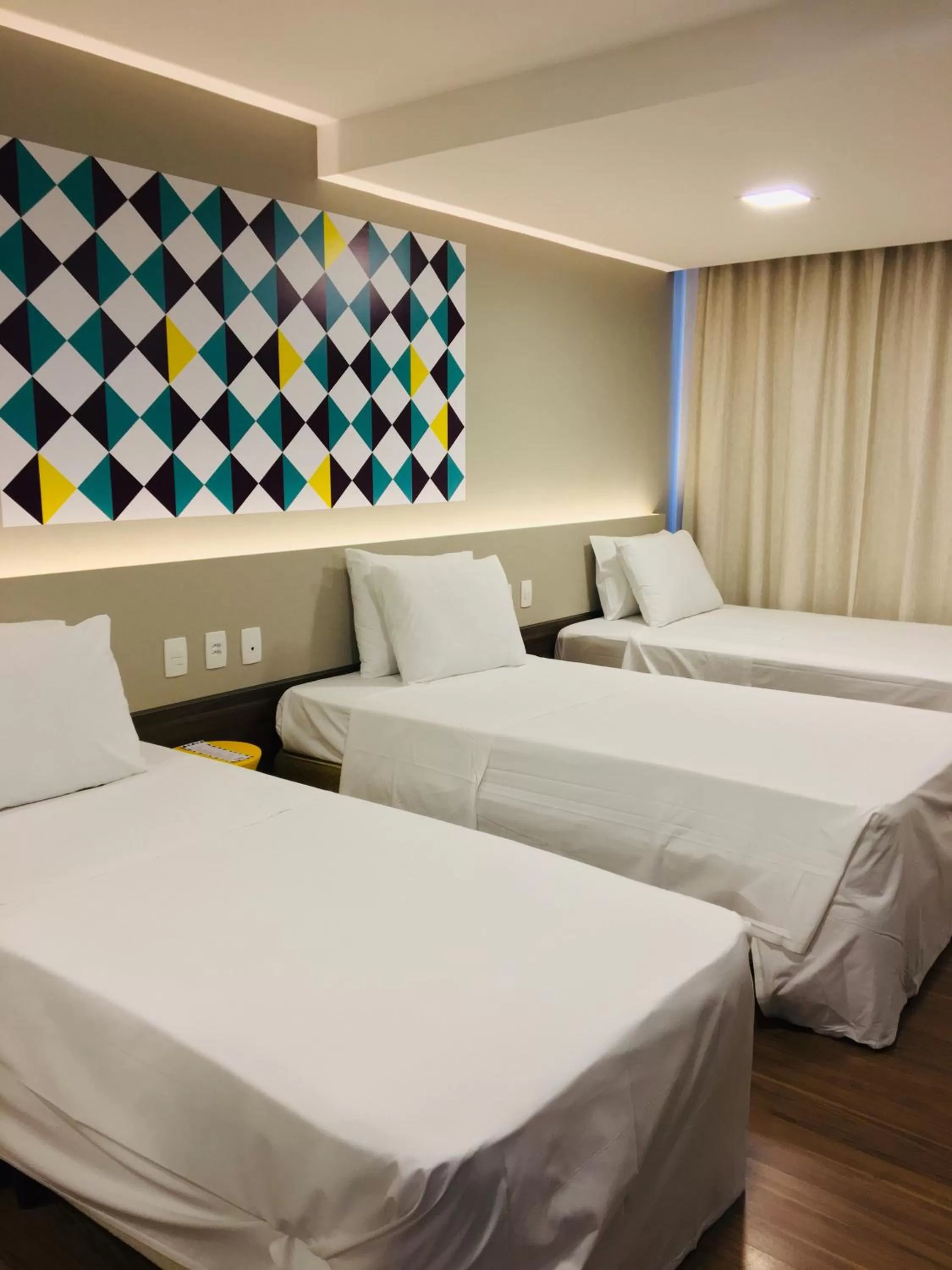Bedroom, Bed in Master Express Cidade Baixa - Próximo ao Araujo Viana, UFRGS e Santa Casa