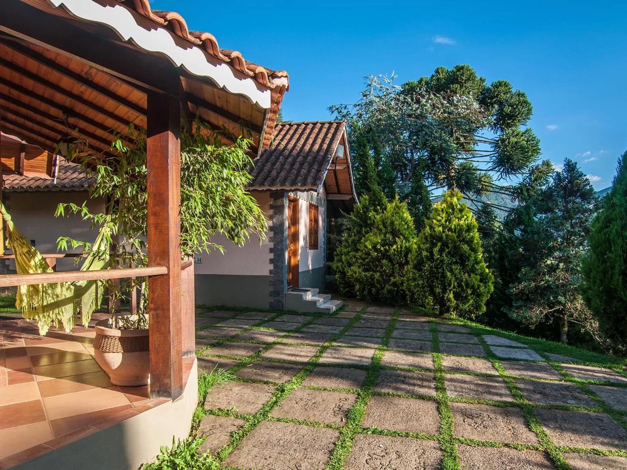 Balcony/Terrace, Property Building in Pousada Ricanto Amore Mio