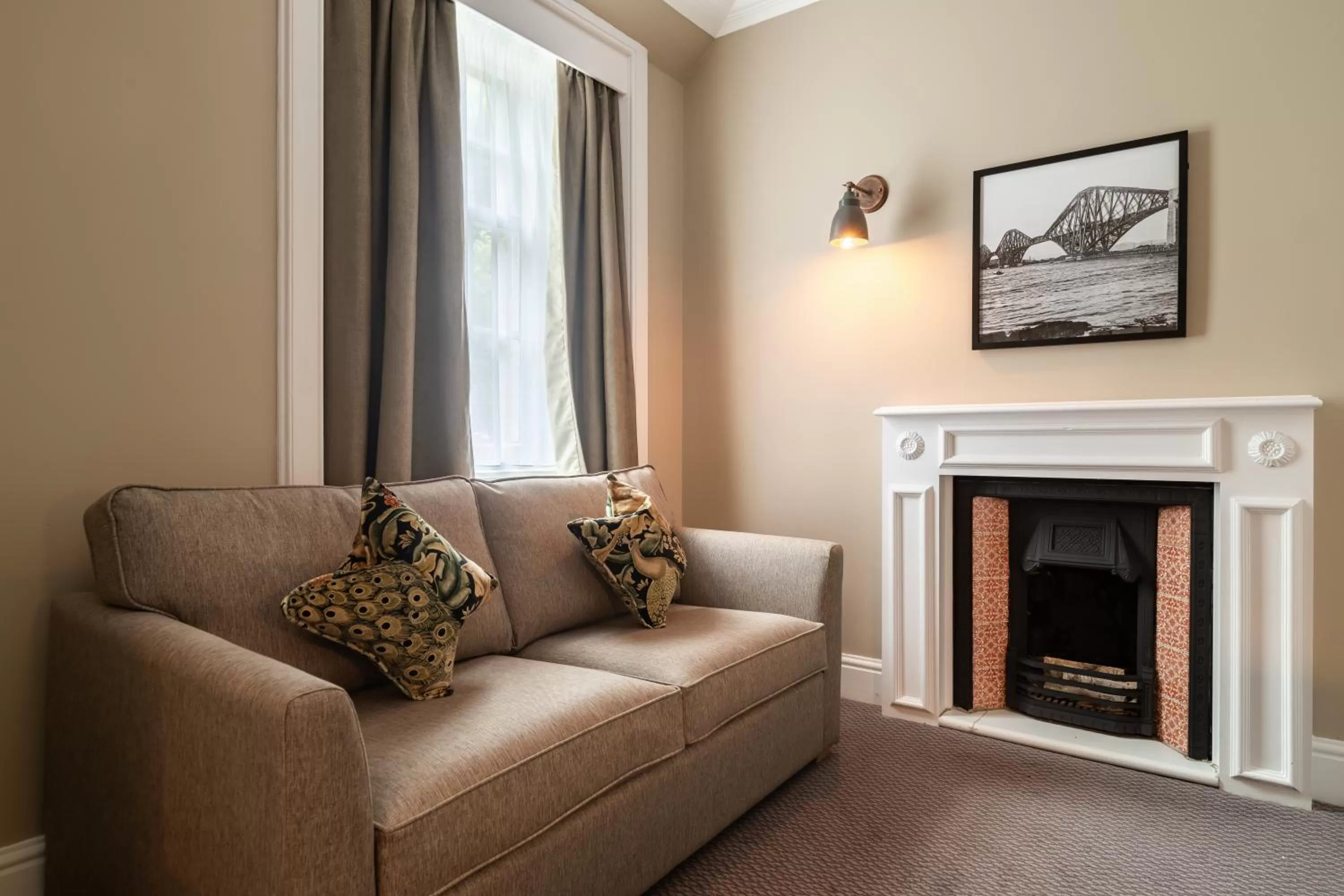 Seating area in The Hawes Inn by Innkeeper's Collection