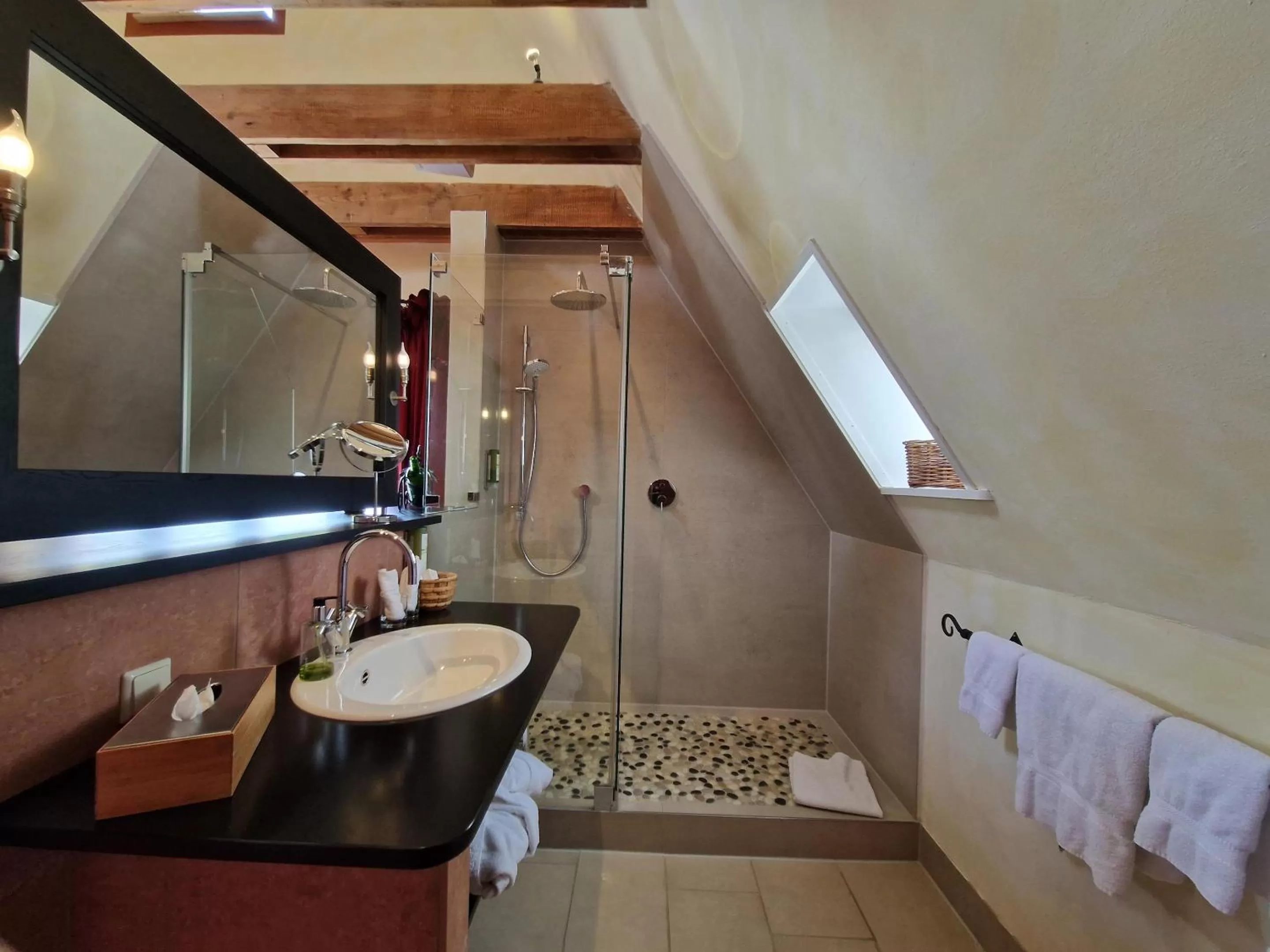 Shower, Bathroom in Laurentius Boutique-Hotel & Restaurant