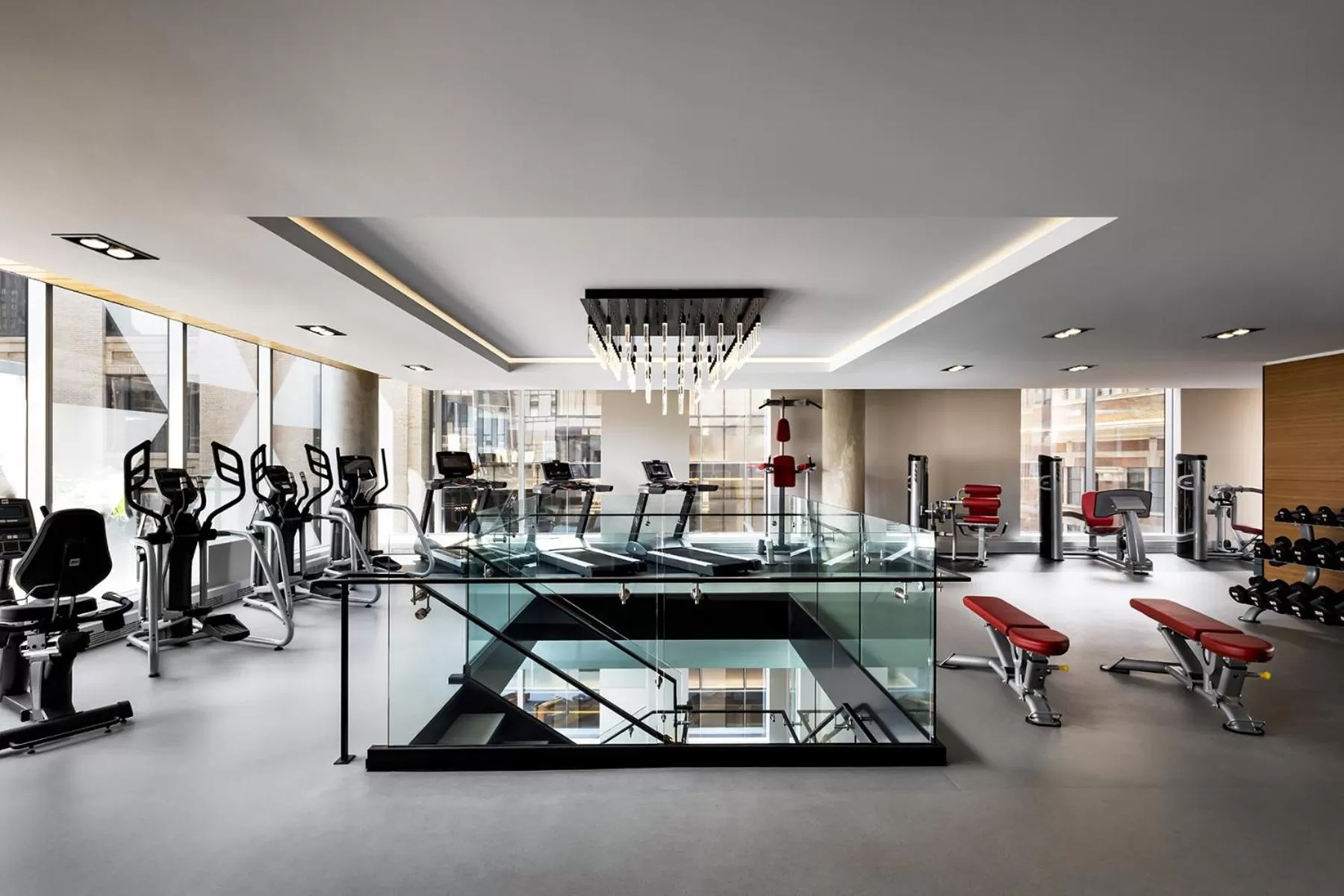 Fitness centre/facilities in Humaniti Hotel Montreal, Autograph Collection