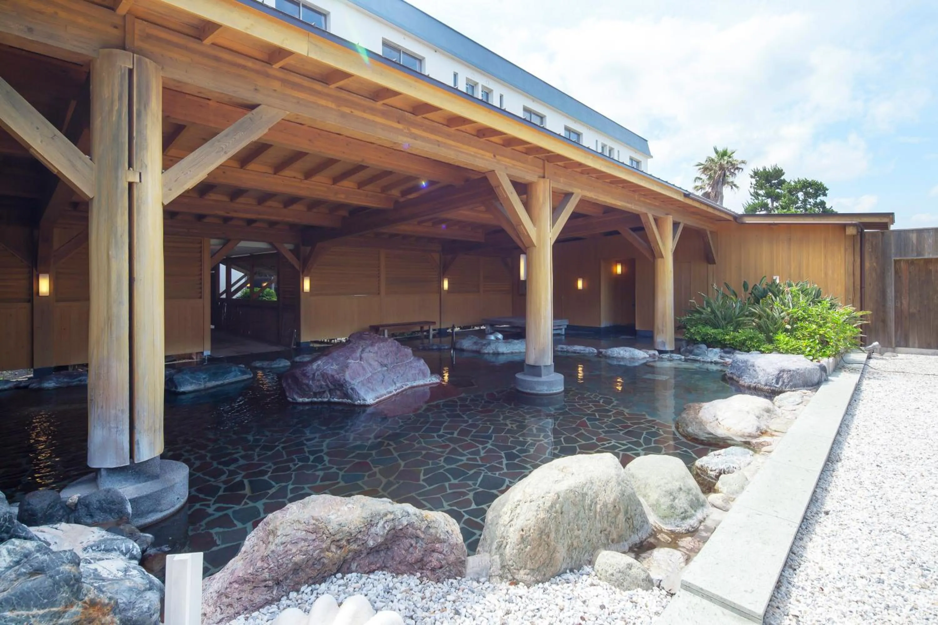 Hot Spring Bath in Hotel Izukyu