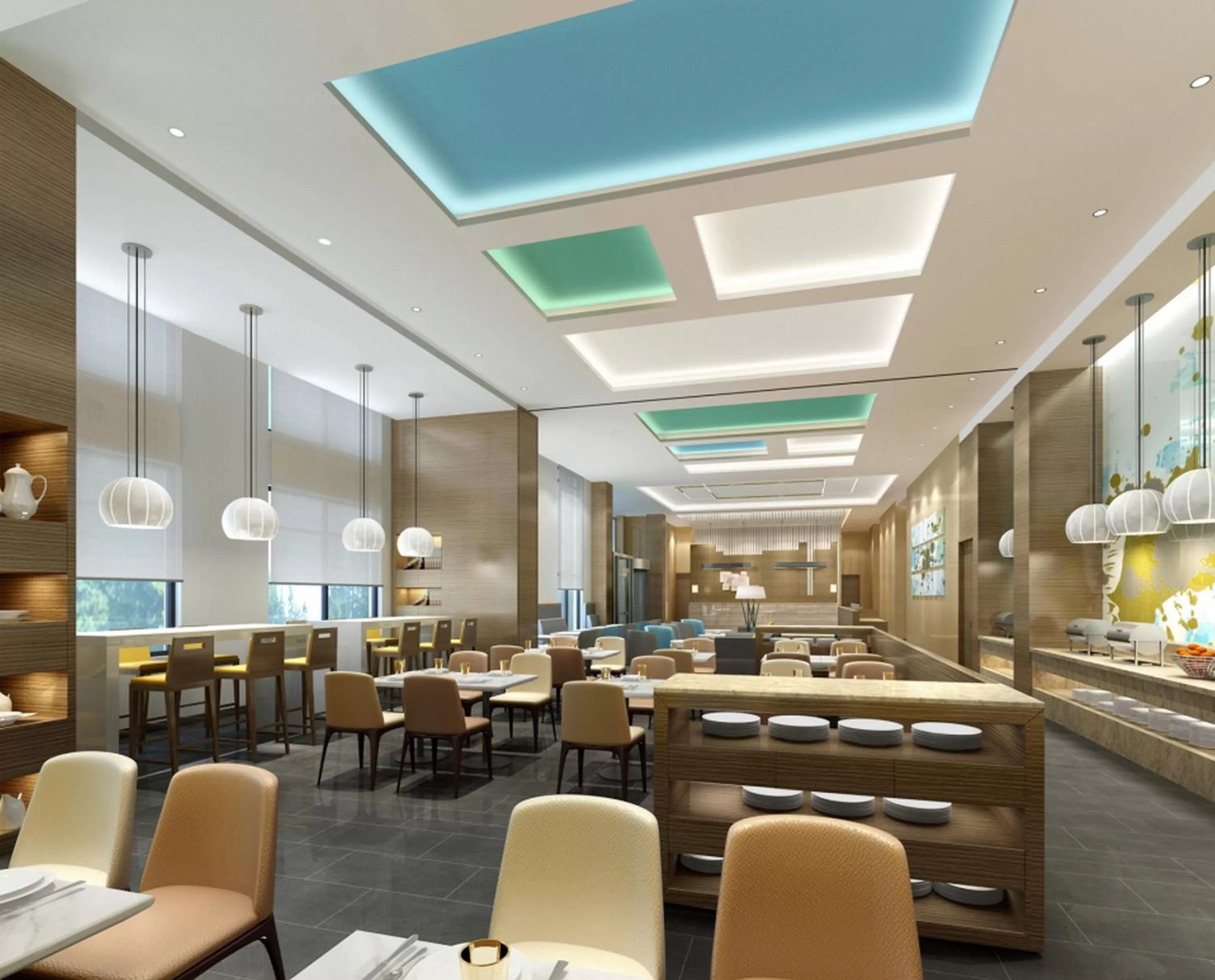 Restaurant/places to eat in Holiday Inn Express Langfang Park View by IHG