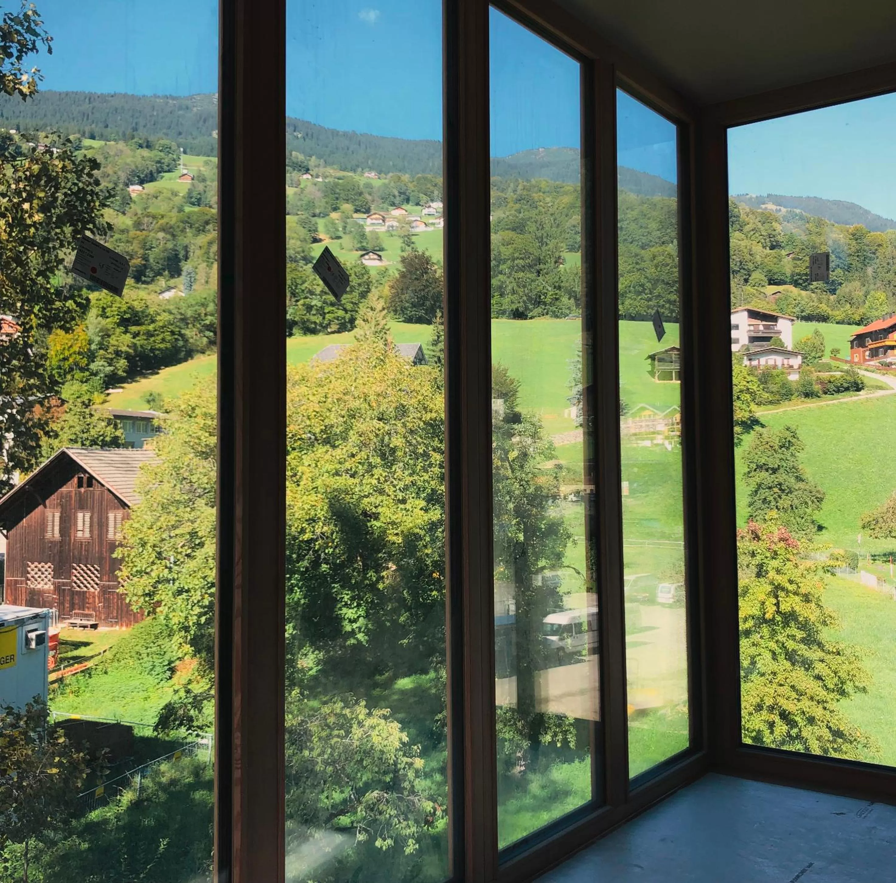 View (from property/room), Mountain View in PURE Resort Schruns