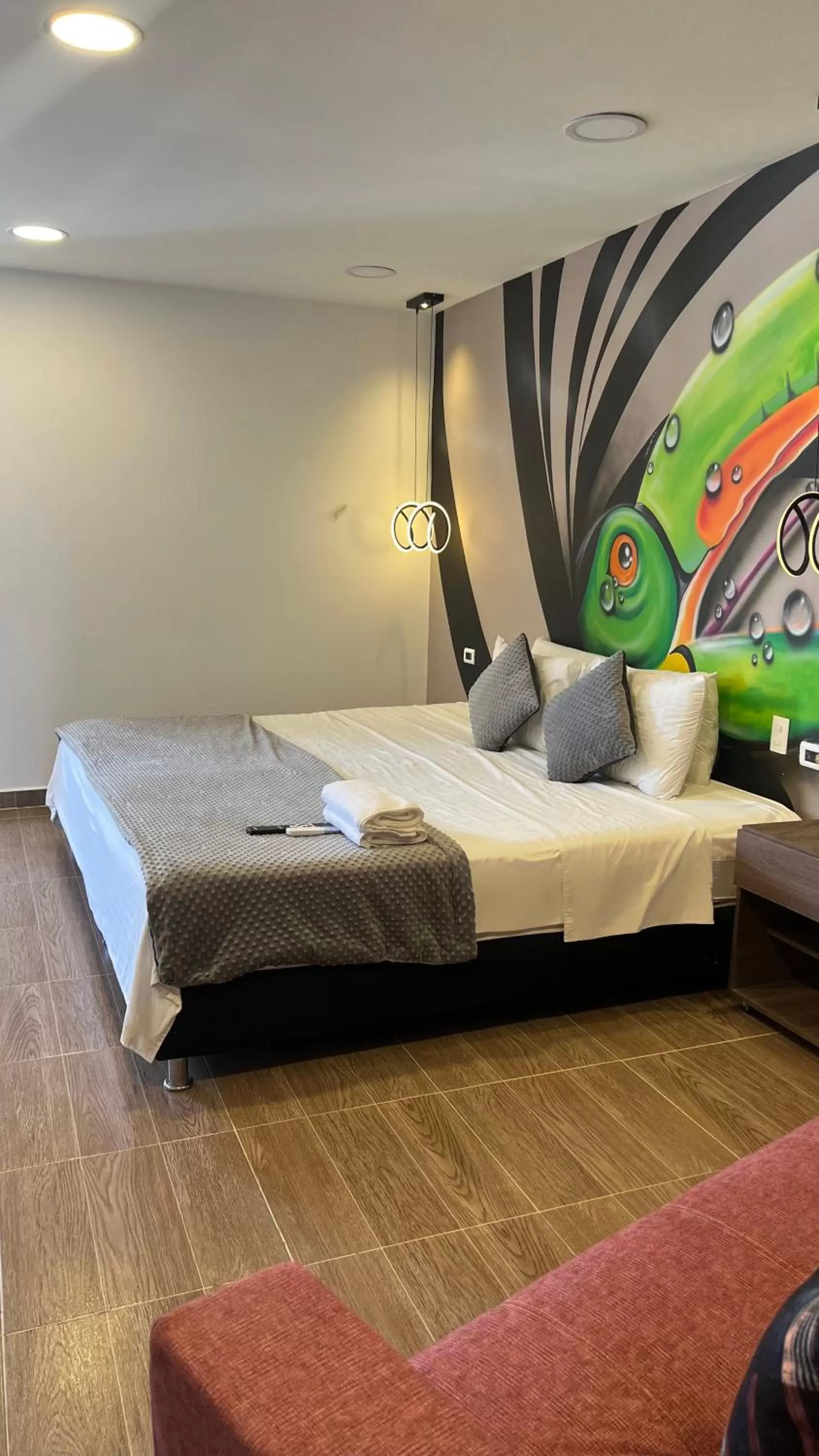 Bed in Bahia 79 Apartasuites Cerca al Centro