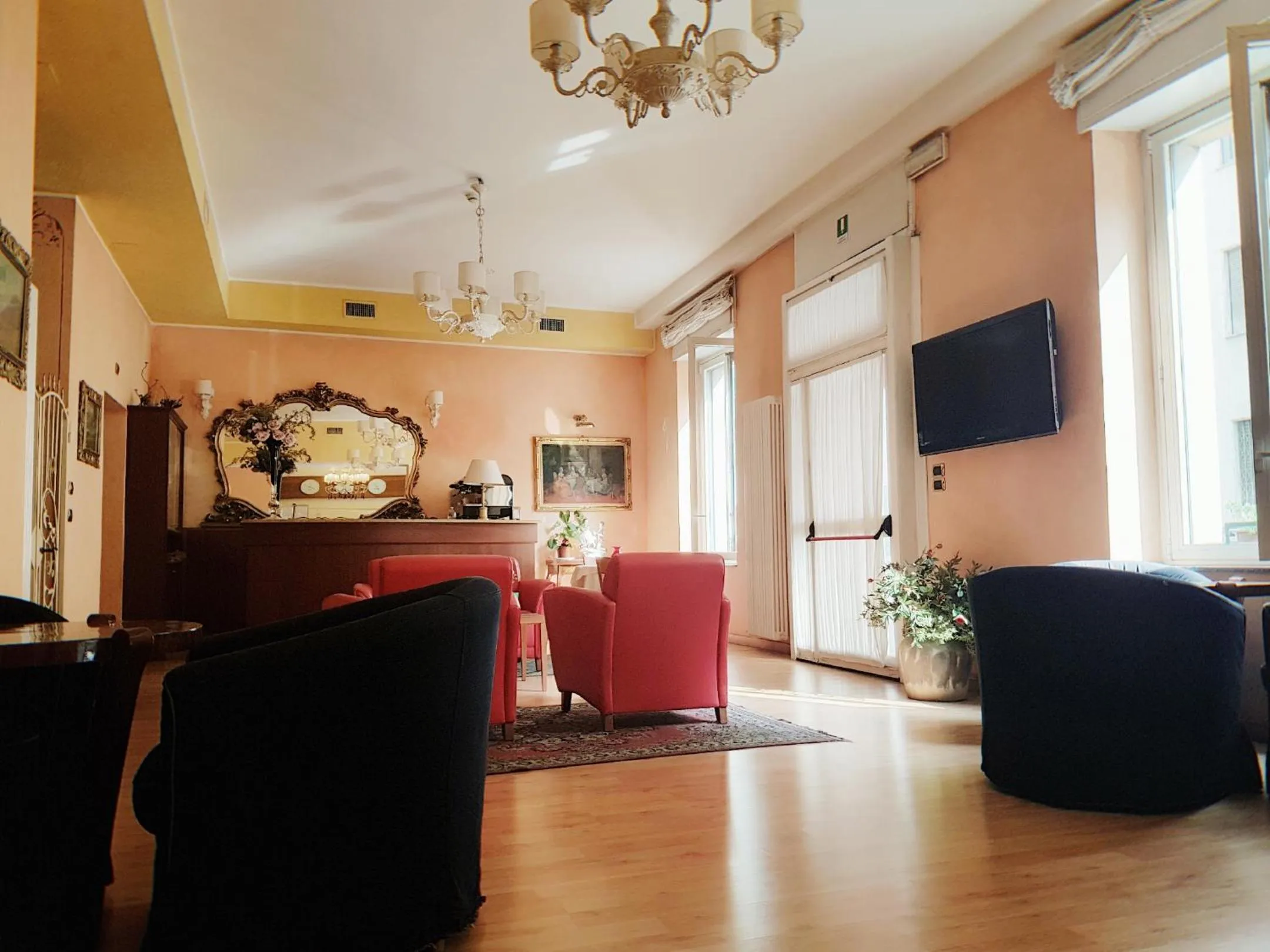 Lobby or reception in Hotel Boston