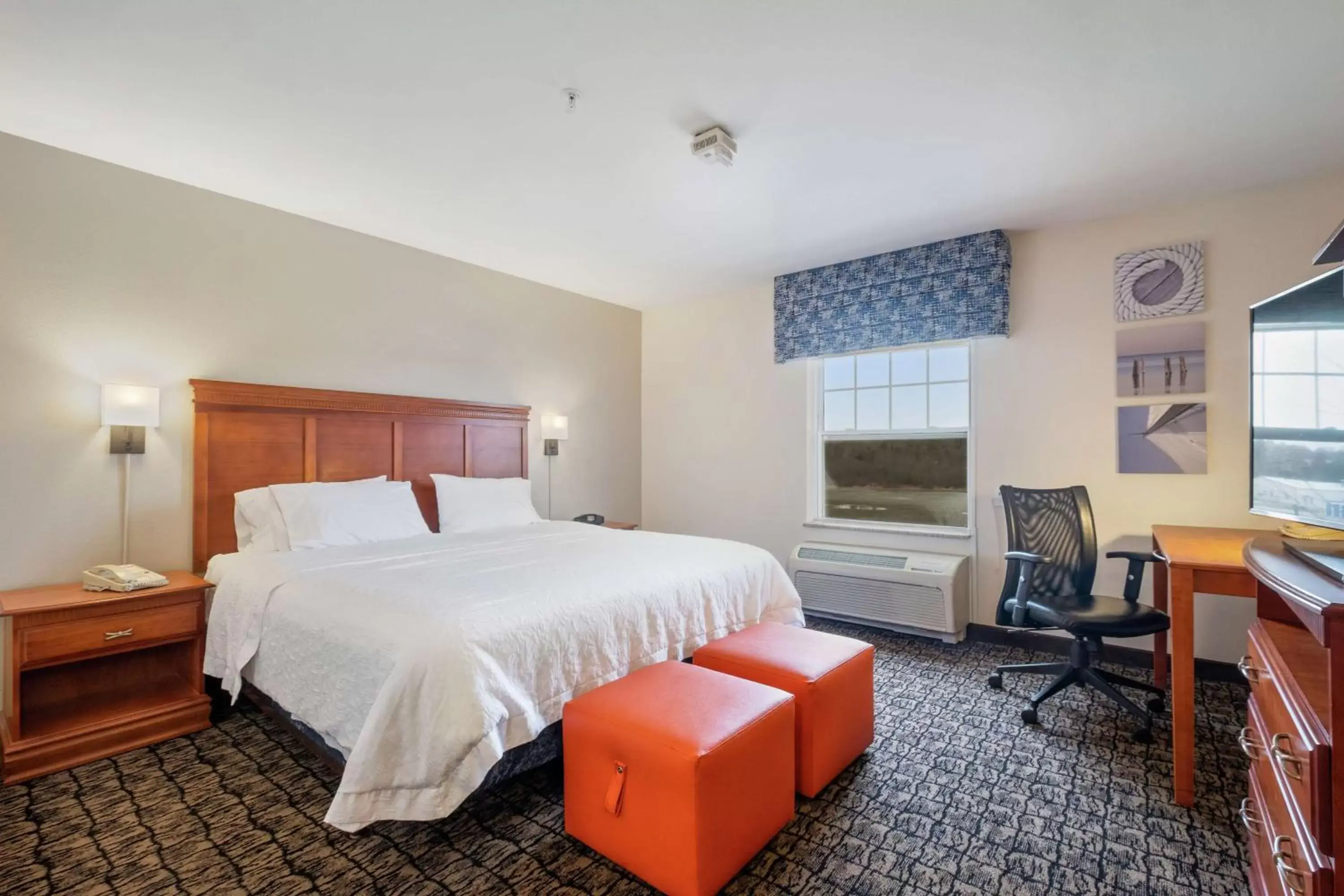 King Room with Bath Tub - Mobility/Hearing Accessible - Non-Smoking in Hampton Inn & Suites Rockland King Room with Bath Tub - Mobility/Hearing Accessible - Non-Smoking in Hampton Inn & Suites Rockland